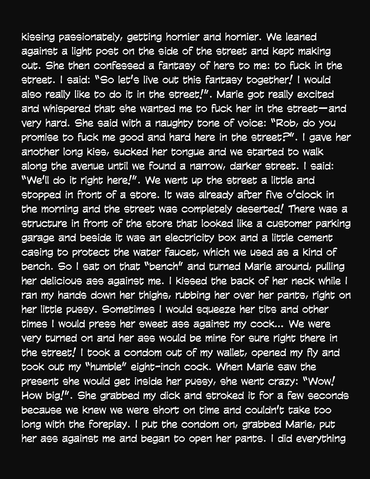 Animated Tales [WC | TF] - I FUCKED IN THE STREET AFTER THE CLUB - Page 3