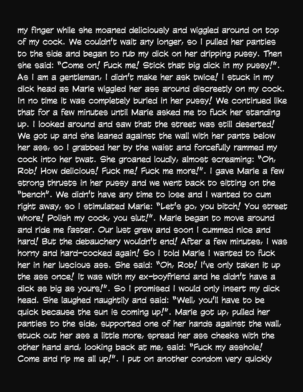 Animated Tales [WC | TF] - I FUCKED IN THE STREET AFTER THE CLUB - Page 5