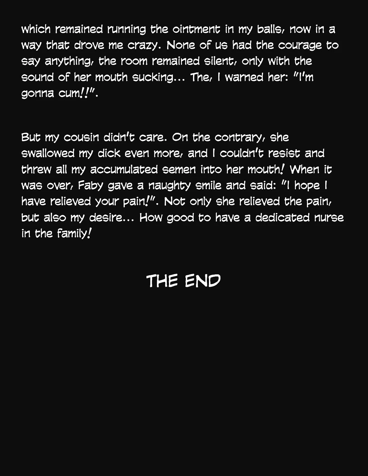 Animated Tales [WC | TF] - MY NURSE COUSIN TAKE CARE OF MY BLUE BALLS - Page 7