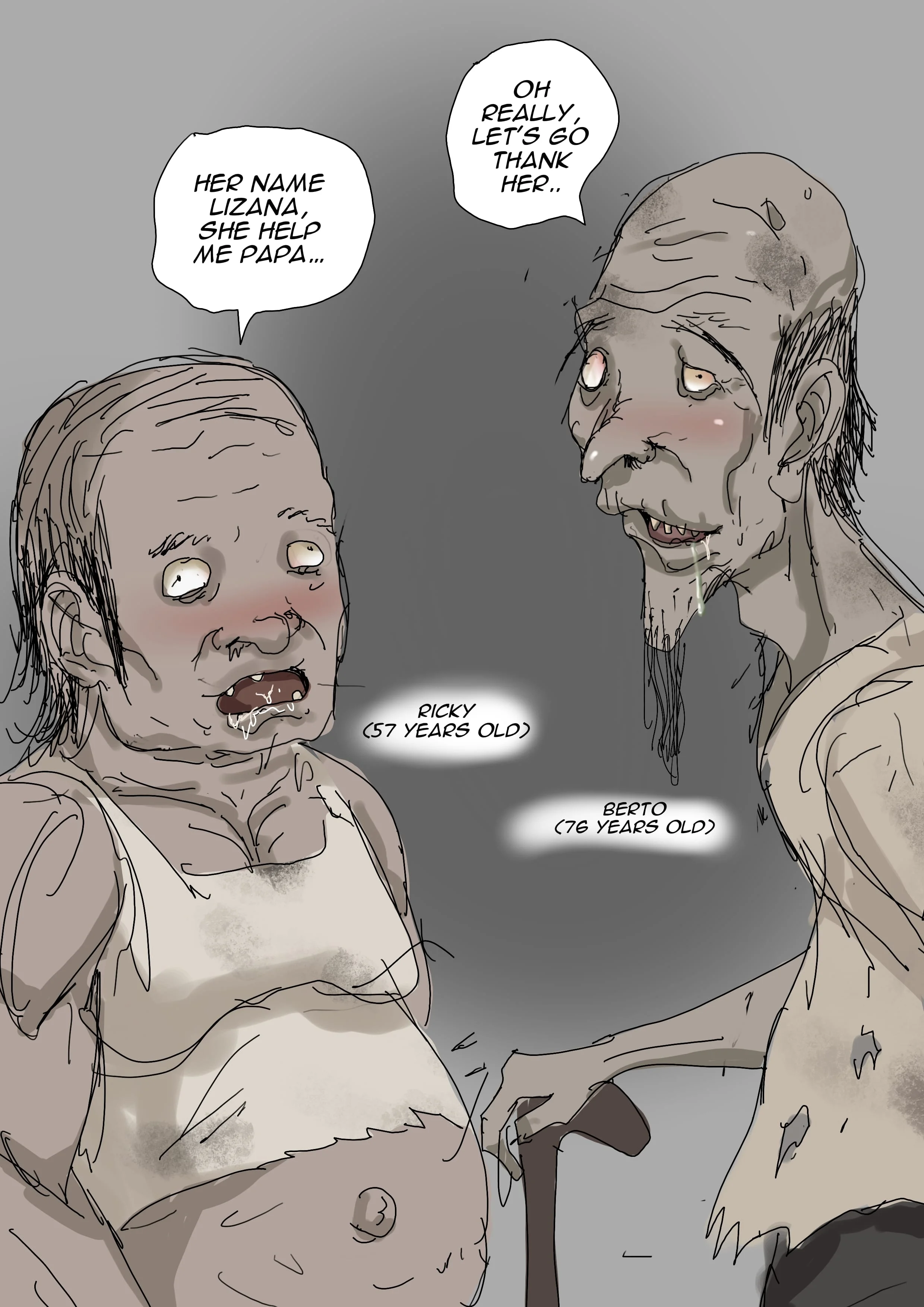 Sinful Lust by ZettoNSFW - 7 . Sinful Lust - Lizana And The Homeless - Chapter 1 - Page 10