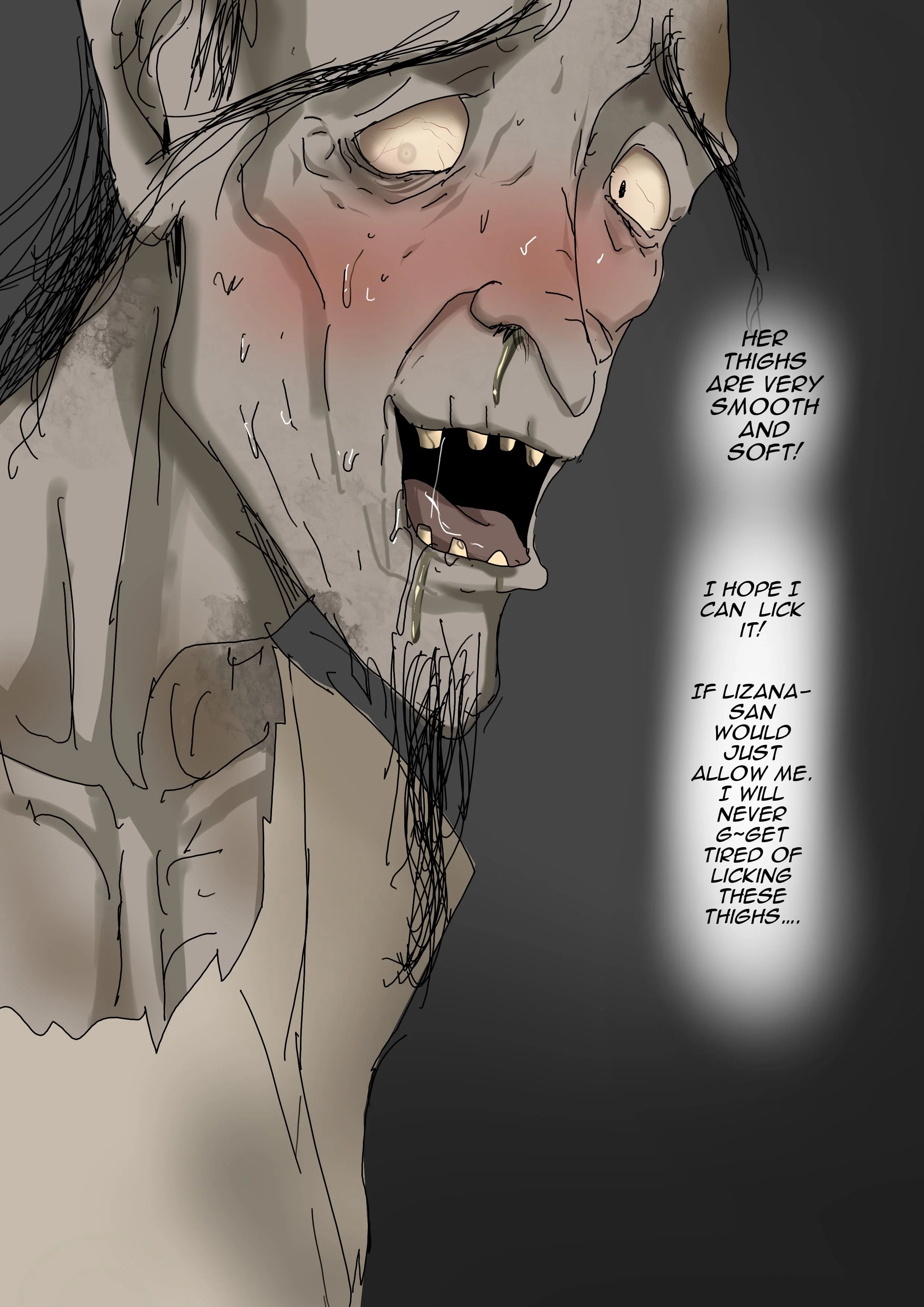 Sinful Lust by ZettoNSFW - 7 . Sinful Lust - Lizana And The Homeless - Chapter 1 - Page 24