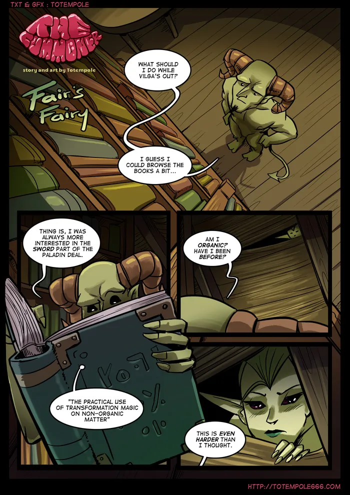 The Cummoner - 8 . The Cummoner - Chapter 8 - Fair's Fairy [Totempole] - Page 2