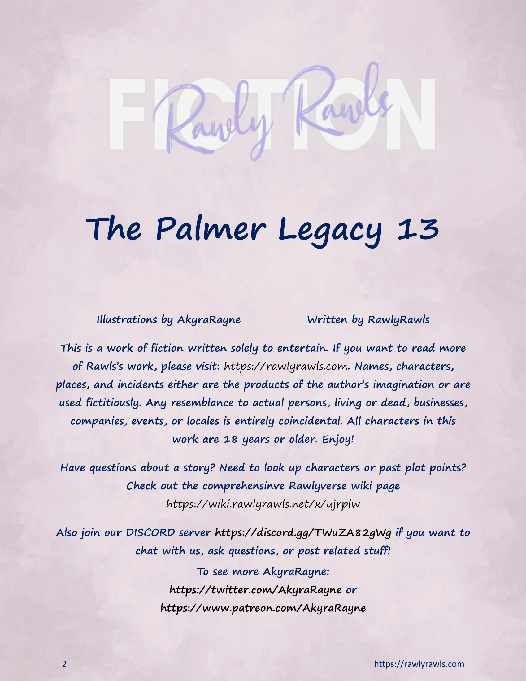 The Palmer Legacy [AkyraRayne] - 13 . The Palmer Legacy - Chapter 13 [AkyraRayne] - Page 2