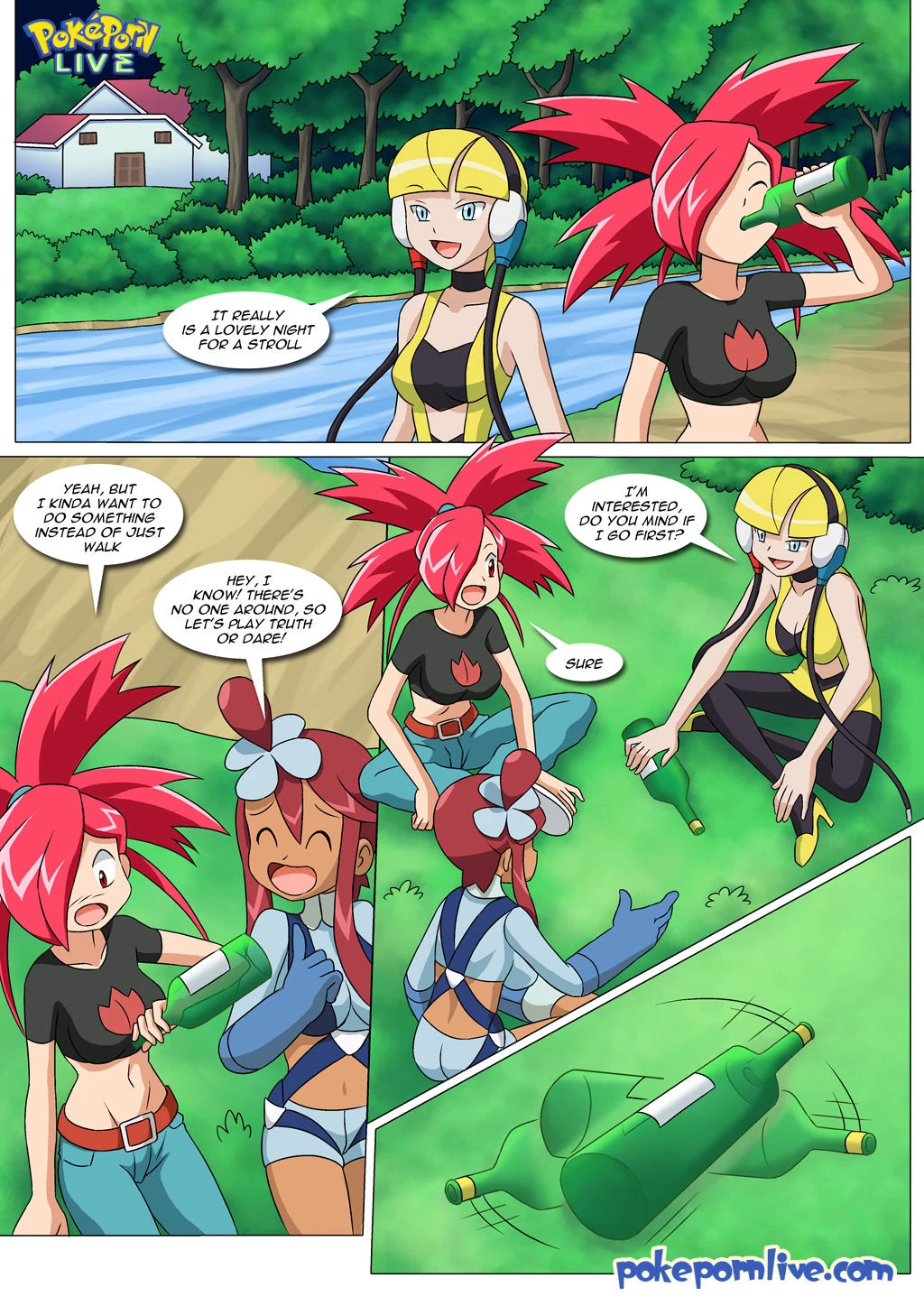 Truth Or Dare (Pokemon) [Palcomix] - 1 . Truth Or Dare - (Pokemon) [Palcomix] - Page 4
