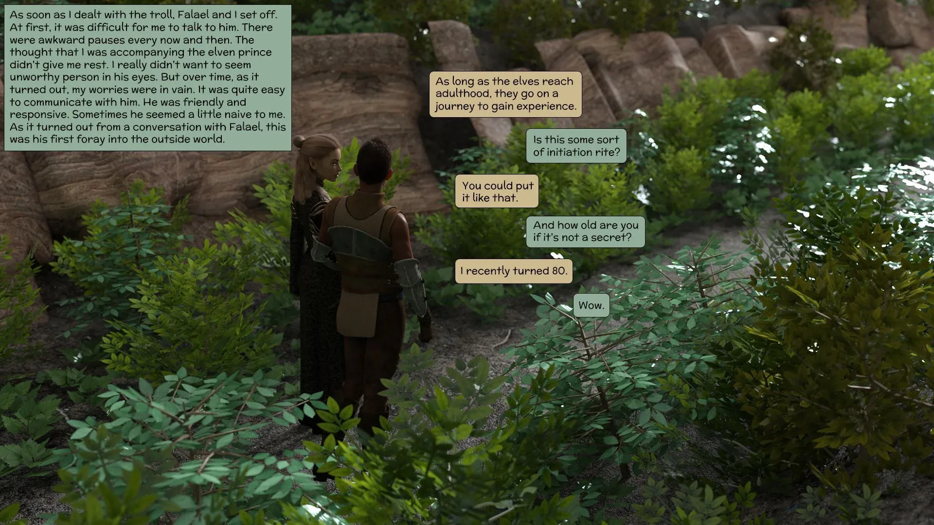 My Comrade Is An Elven Prince [Kizaru3D] - 1 . My Comrade Is An Elven Prince - Chapter 1 - Page 13