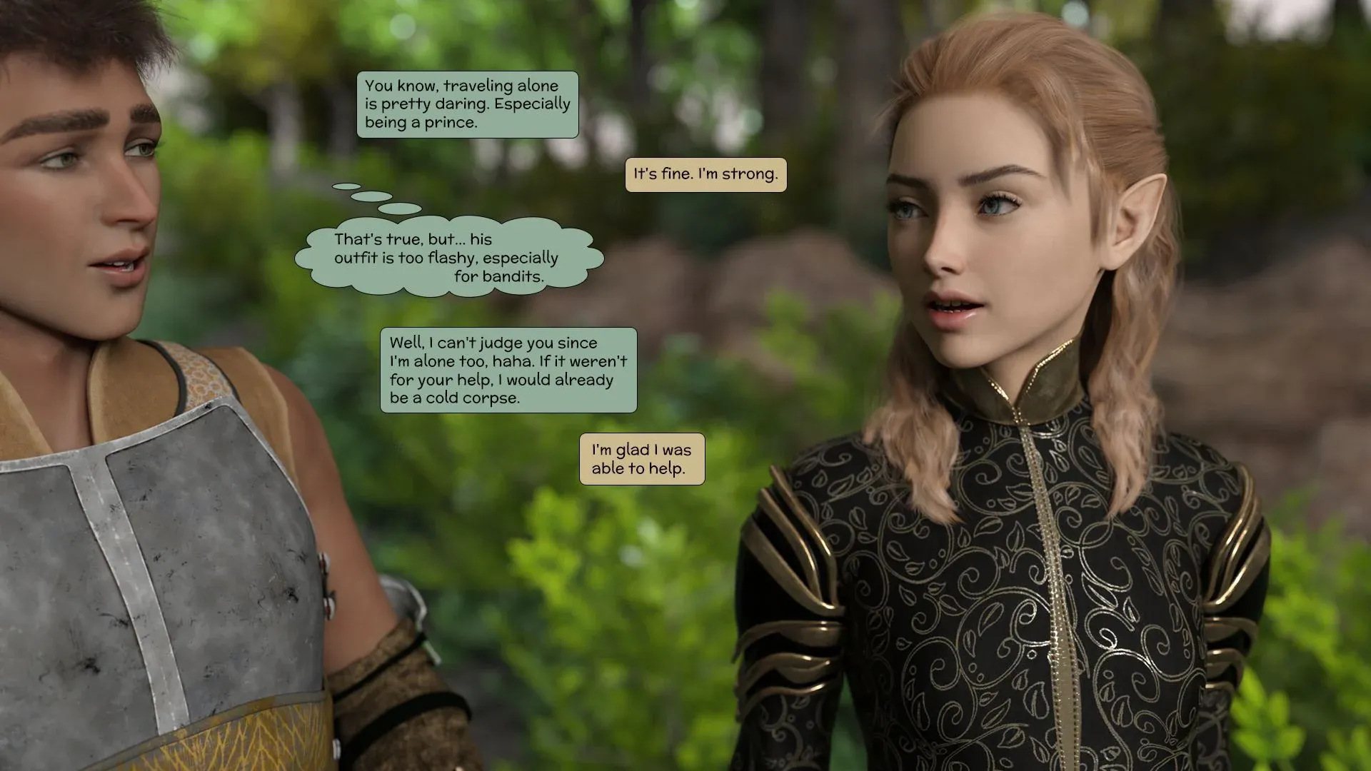My Comrade Is An Elven Prince [Kizaru3D] - 1 . My Comrade Is An Elven Prince - Chapter 1 - Page 14