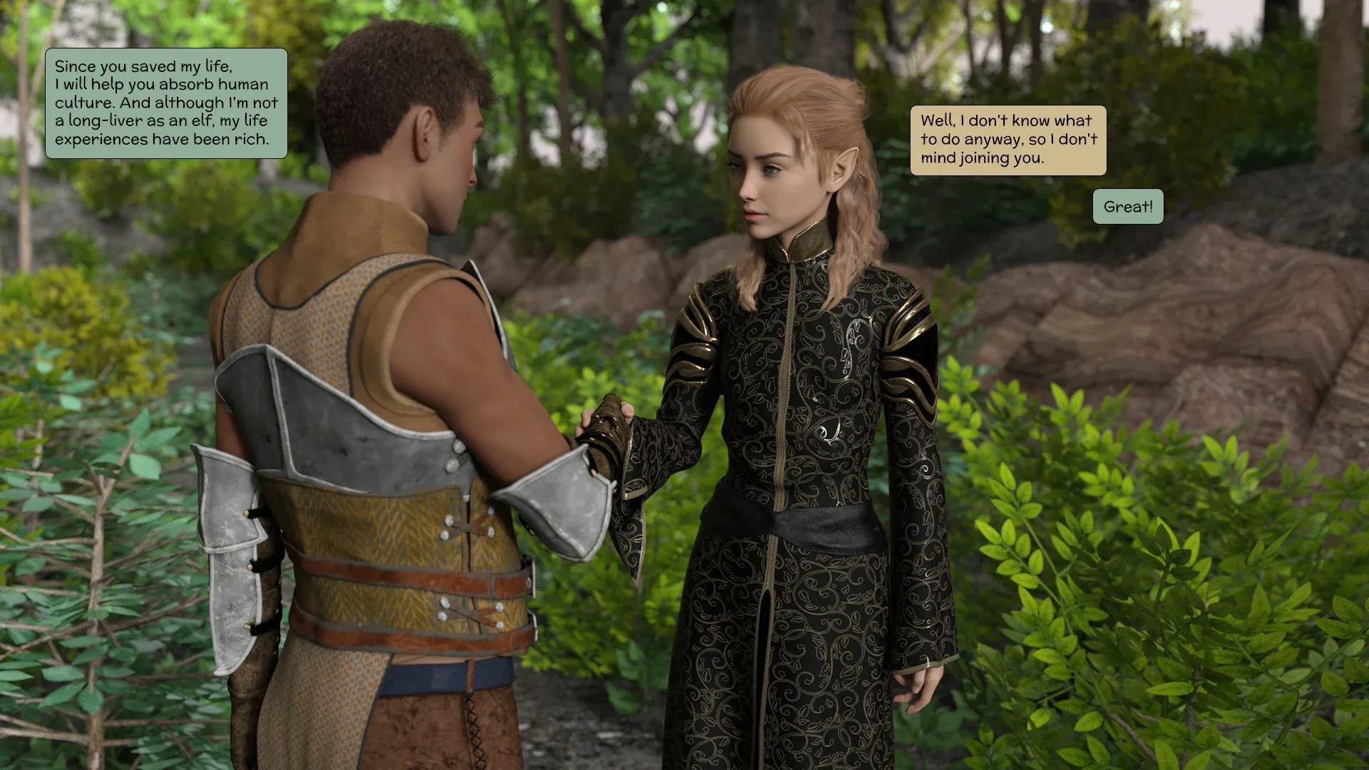 My Comrade Is An Elven Prince [Kizaru3D] - 1 . My Comrade Is An Elven Prince - Chapter 1 - Page 16
