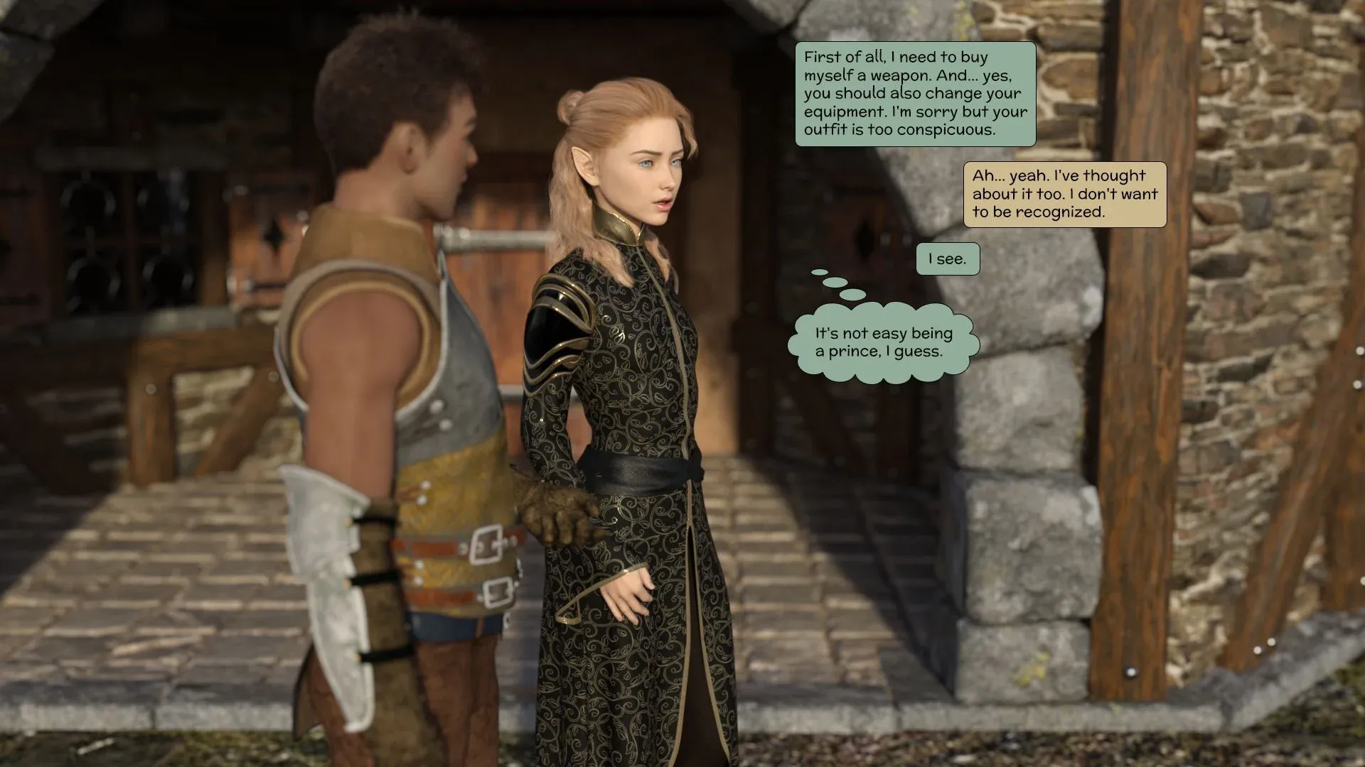 My Comrade Is An Elven Prince [Kizaru3D] - 1 . My Comrade Is An Elven Prince - Chapter 1 - Page 18