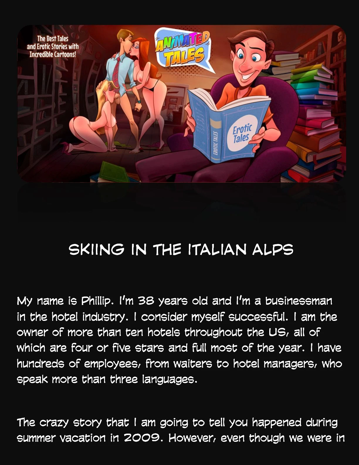Animated Tales [WC | TF] - SKIING IN THE ITALIAN ALPS - Page 1