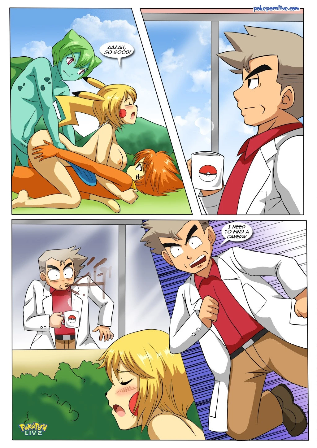 What Happens in Pallet Town (Pokemon) [Palcomix] - 1 . What Happens in Pallet Town - (Pokemon) [Palcomix] - Page 14