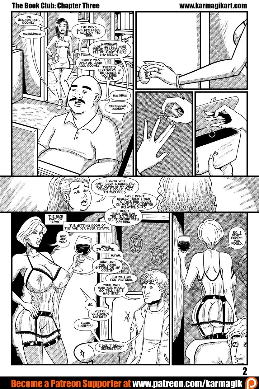 The Book Club [Karmagik] -  3.5 . The Book Club - No Color - Ch.003 - Page 3