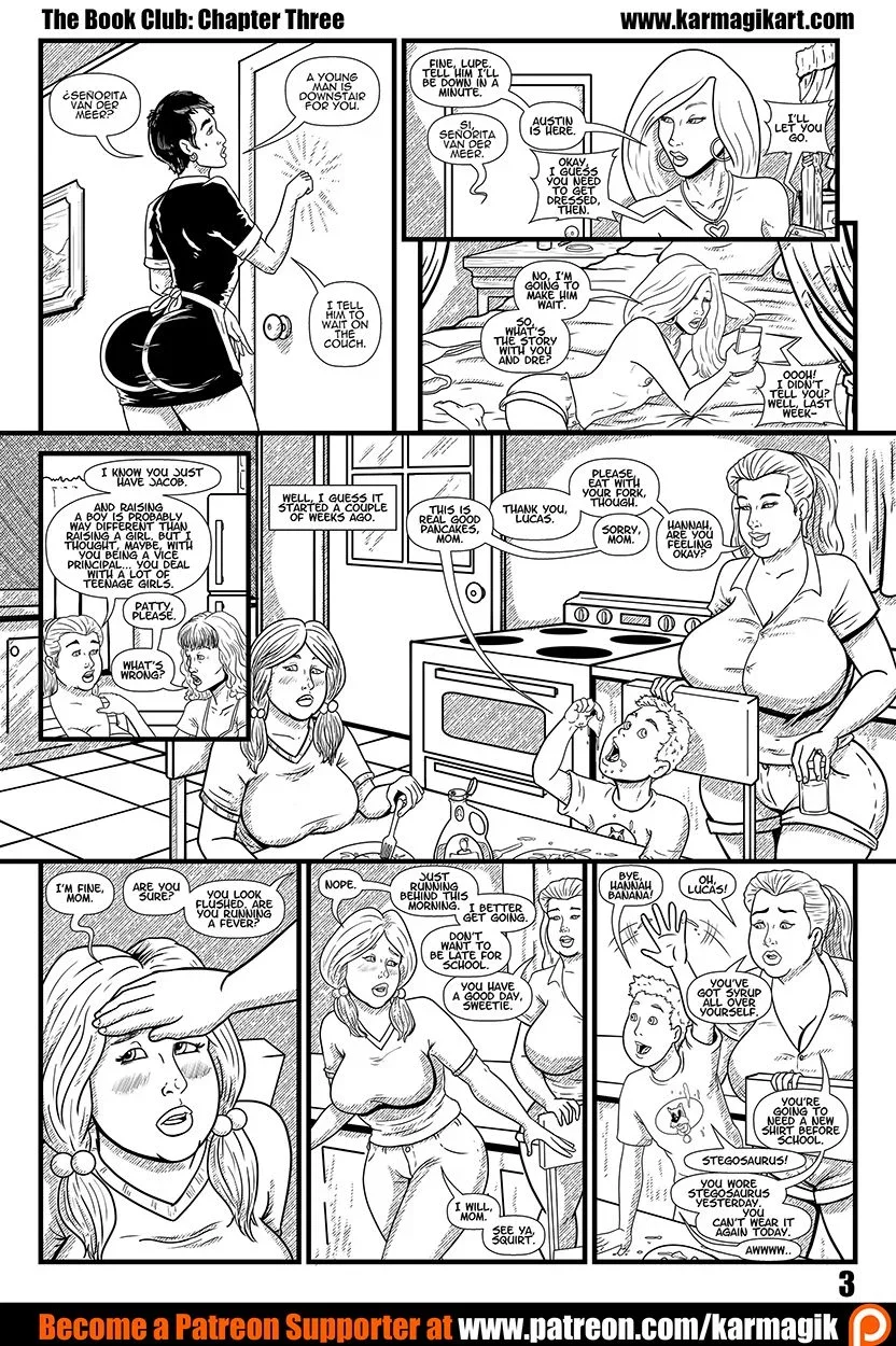 The Book Club [Karmagik] -  3.5 . The Book Club - No Color - Ch.003 - Page 4
