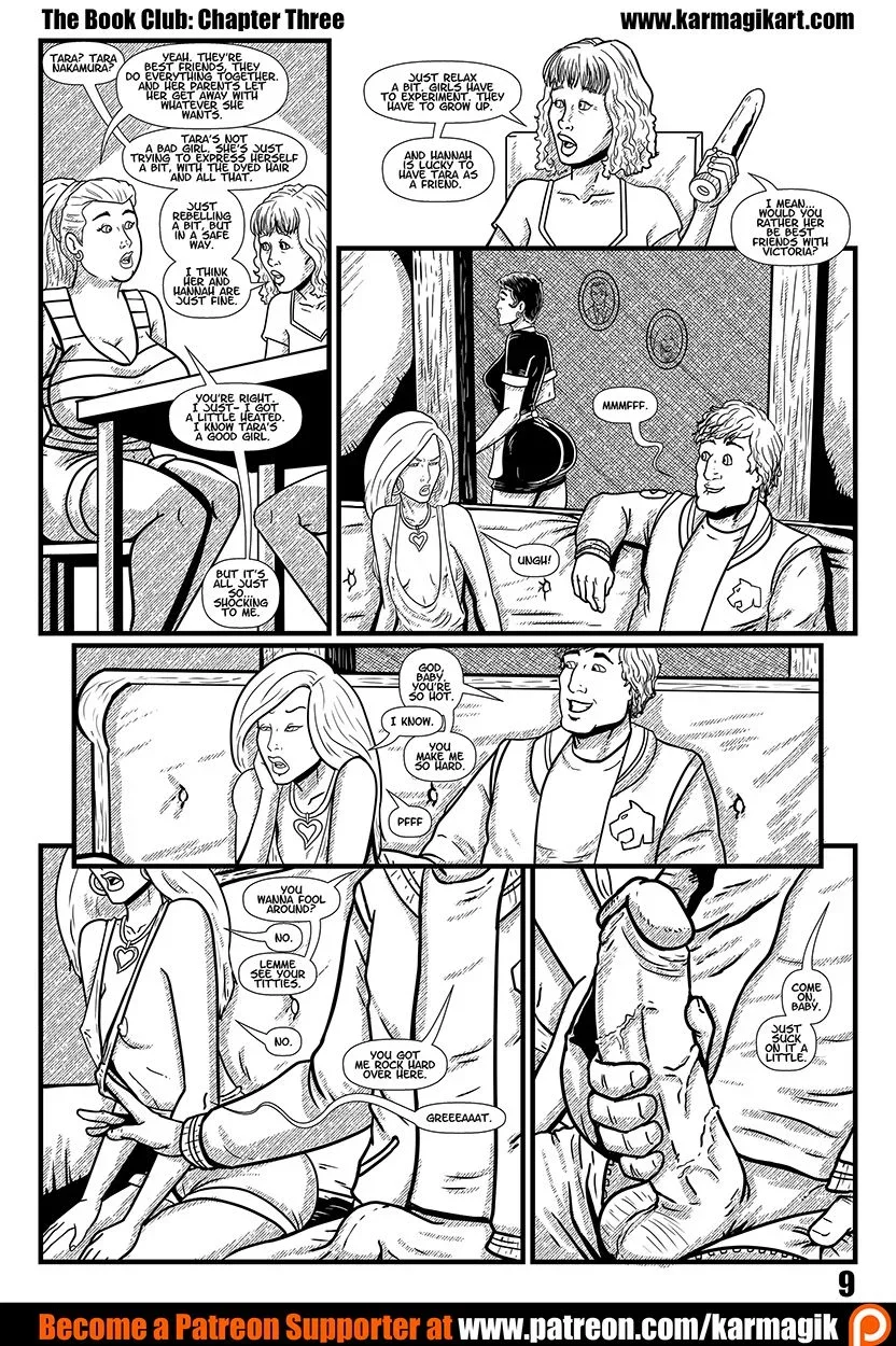 The Book Club [Karmagik] -  3.5 . The Book Club - No Color - Ch.003 - Page 10