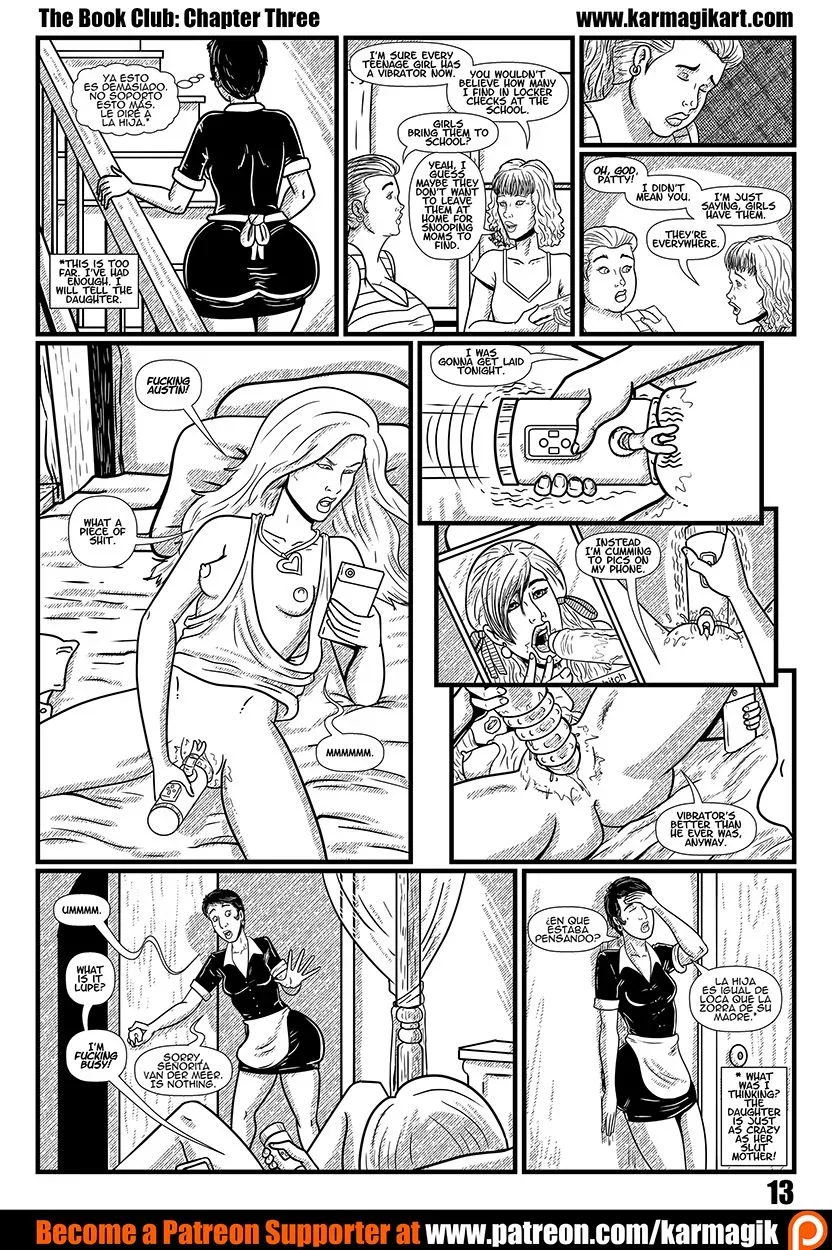 The Book Club [Karmagik] -  3.5 . The Book Club - No Color - Ch.003 - Page 14