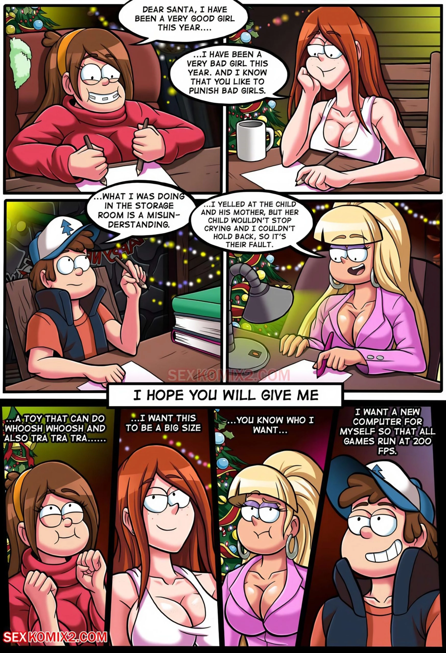Gravity Falls – New Year Party with a Pink Bear - New Year Party with a Pink Bear - Page 3