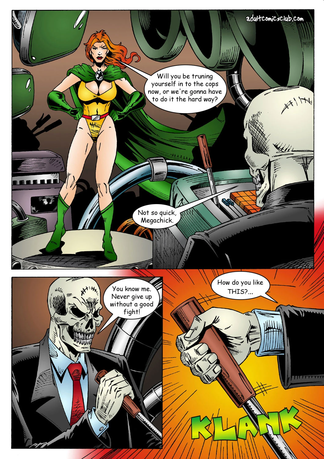 Megachick [AdultComicsClub] - 1 . Megachick - [AdultComicsClub] - Page 2