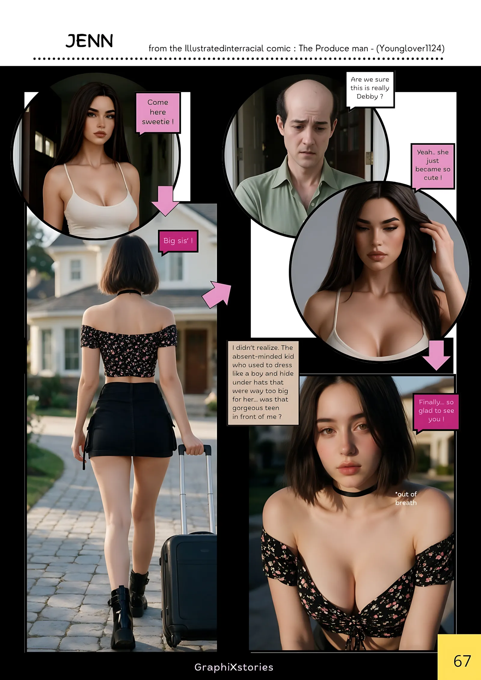 The produce Man – AI Version [GraphiXstories] - 6. The produce Man - Part 6 [  illustratedinterracial AI ] - Page 14