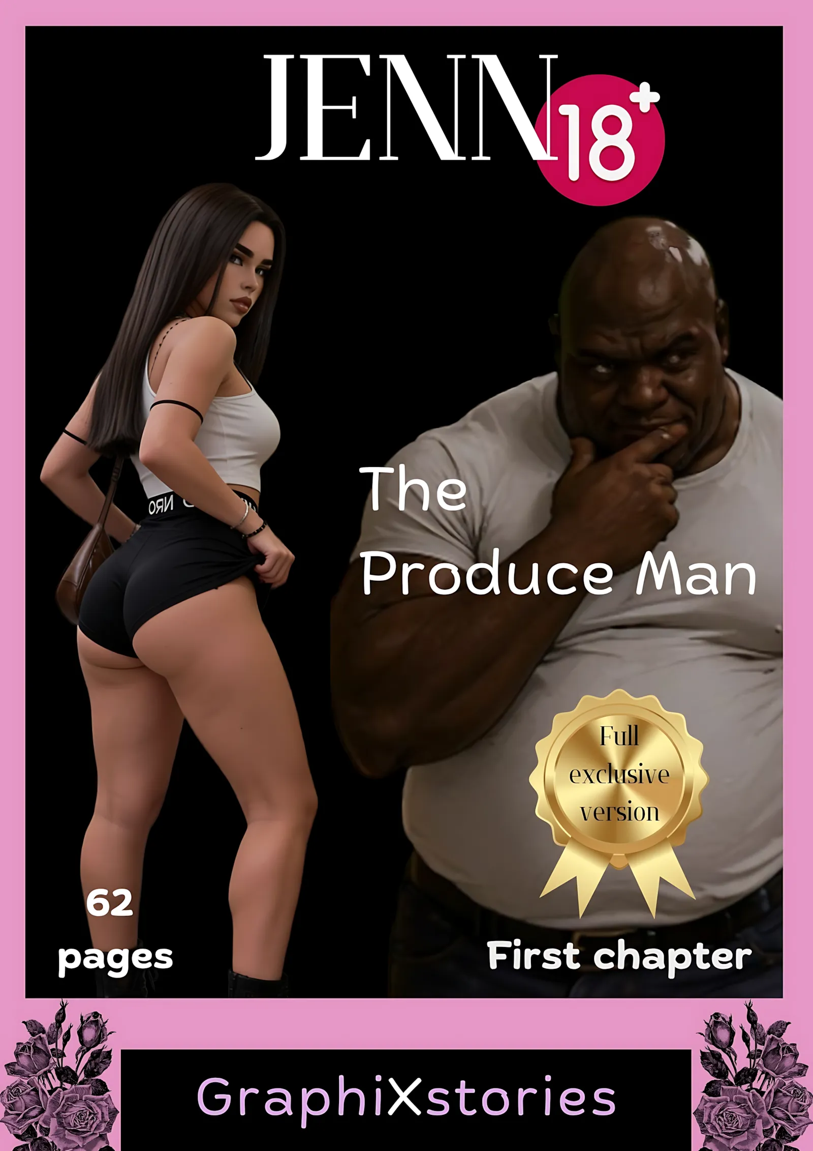 The produce Man – AI Version [GraphiXstories] - 6. The produce Man - Part 6 [  illustratedinterracial AI ] - Page 15