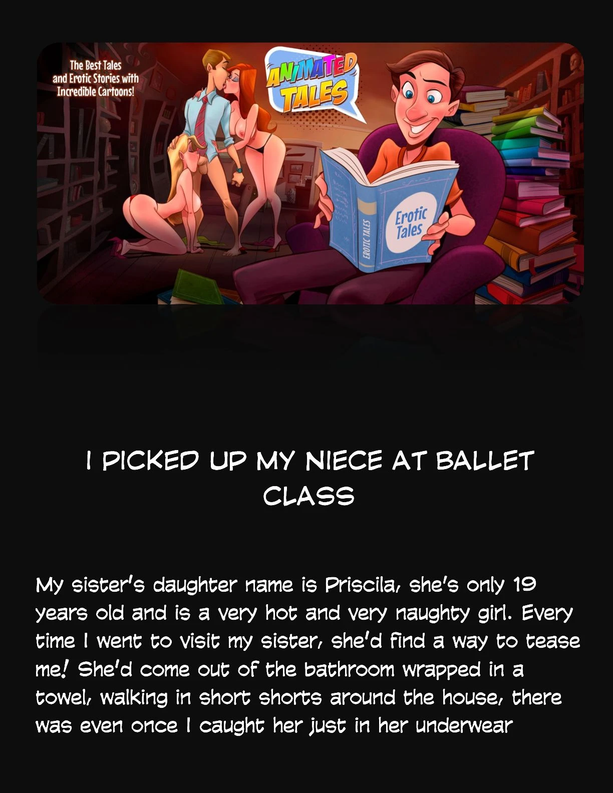 Animated Tales [WC | TF] - I PICKED UP MY NIECE AT BALLET CLASS - Page 1