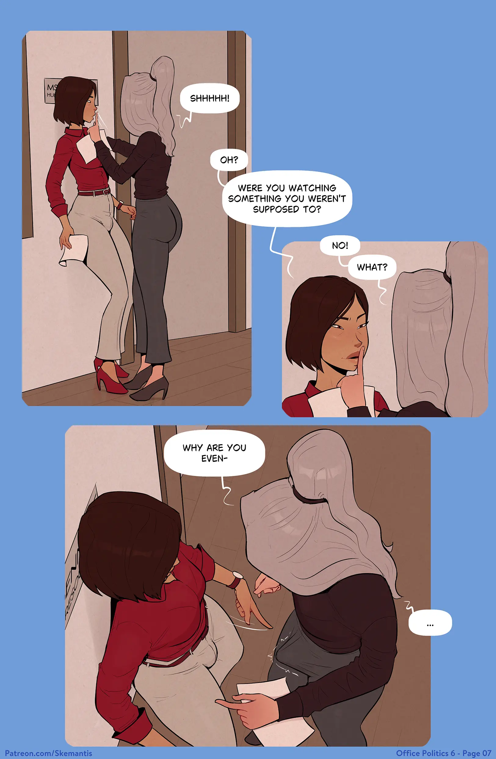 Office Politics - 6 . Office Politics - Chapter 6 [Skemantis] - Page 7