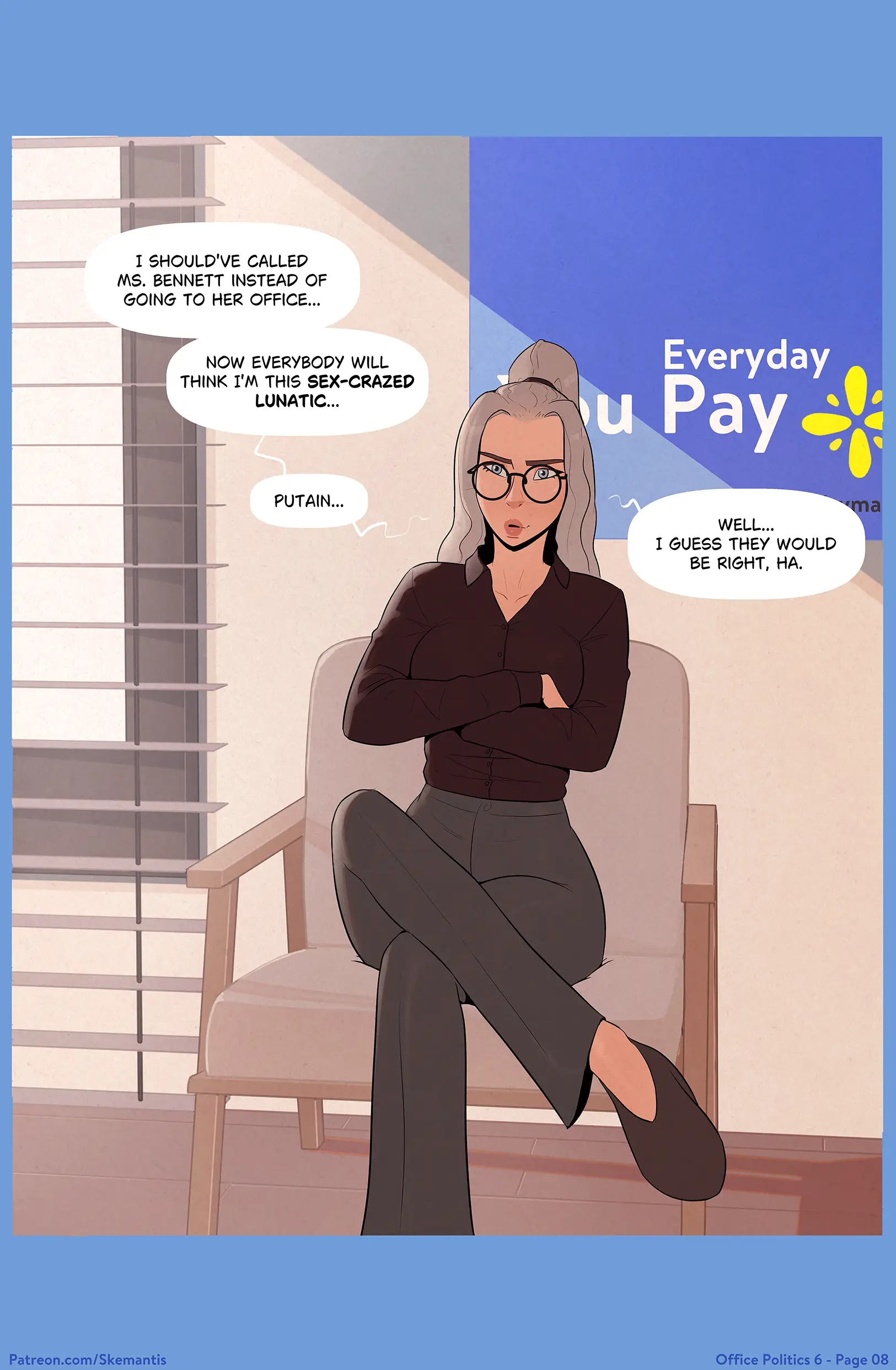 Office Politics - 6 . Office Politics - Chapter 6 [Skemantis] - Page 8