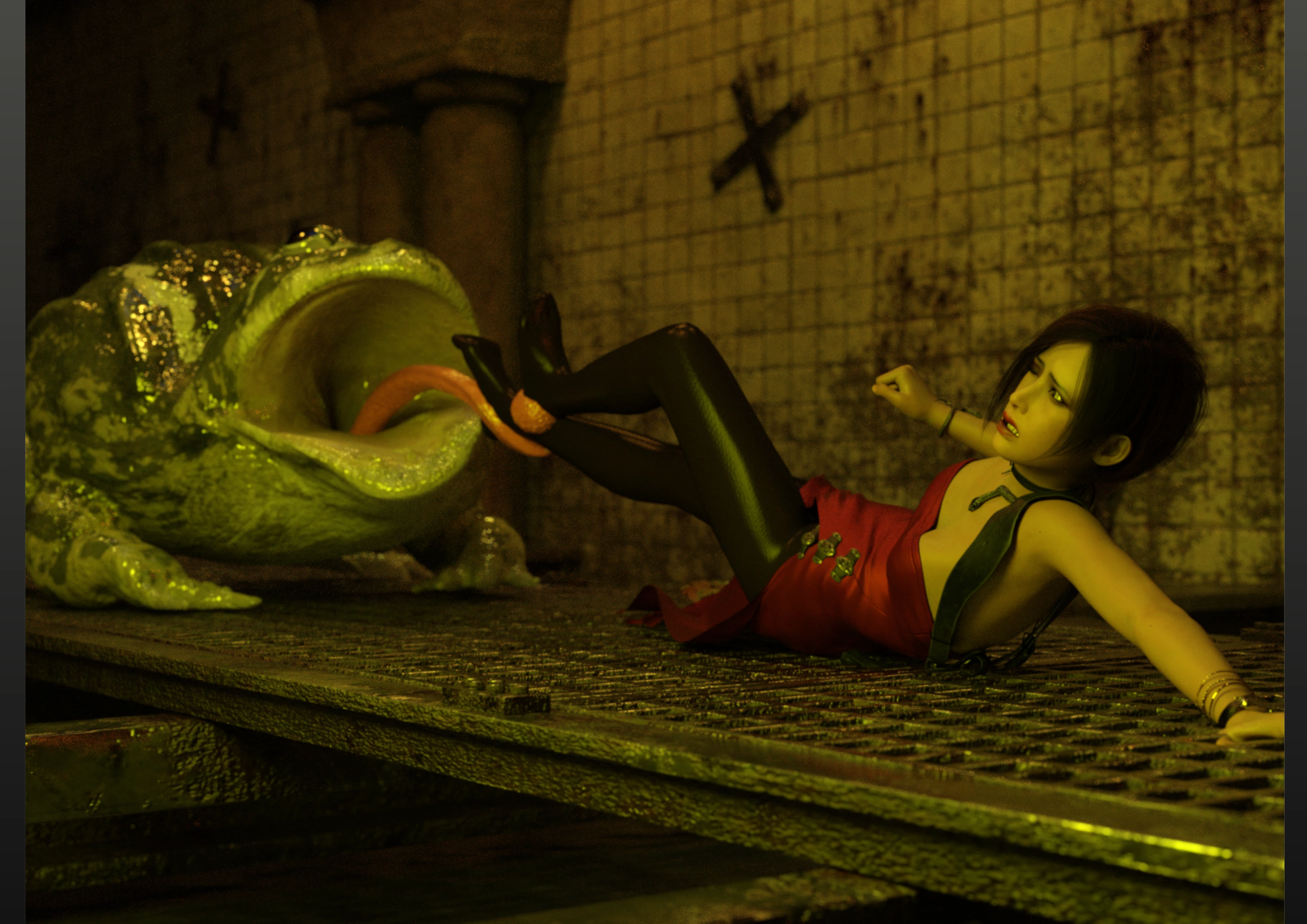 Ada Wong vs the Lurker [Umbradiadem] - Ada Wong vs the Lurker - Page 20