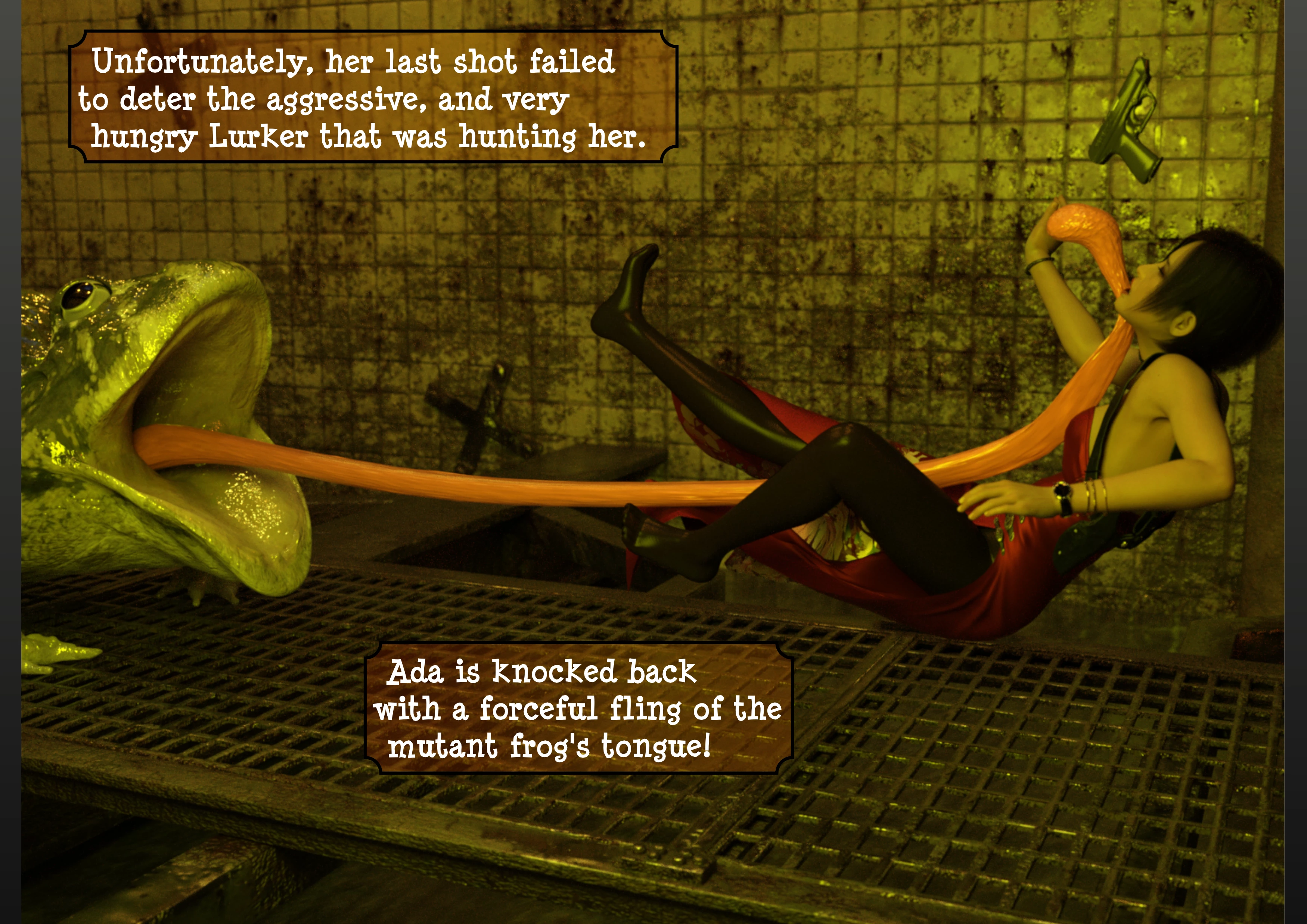 Ada Wong vs the Lurker [Umbradiadem] - Ada Wong vs the Lurker - Page 3