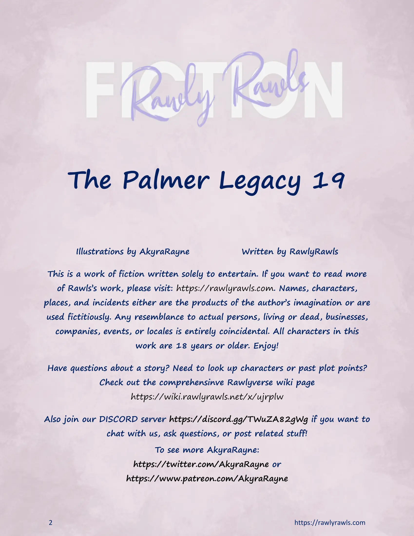 The Palmer Legacy [AkyraRayne] - 19 . The Palmer Legacy - Chapter 19 [AkyraRayne] - Page 2