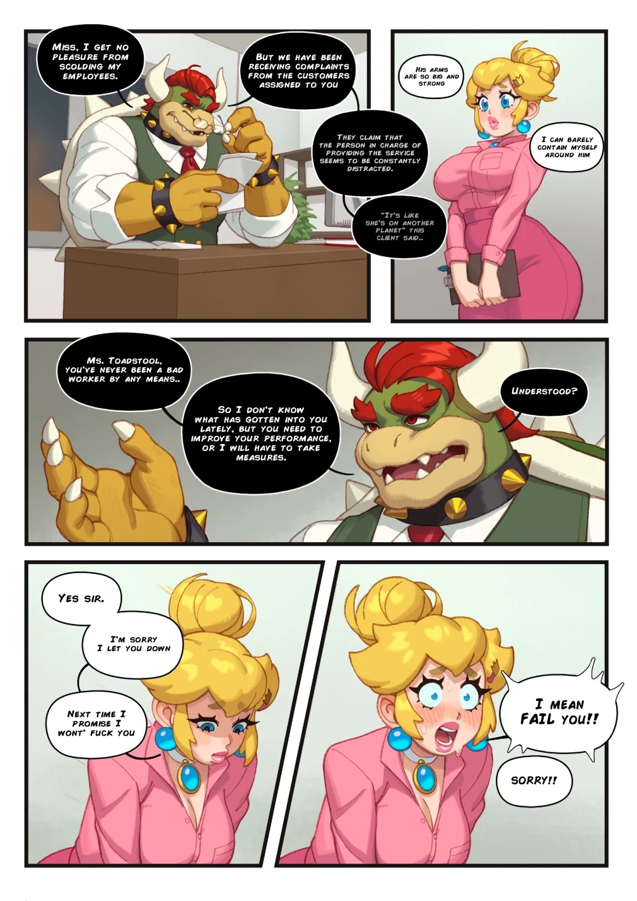 Office Affair [Riz] - 1. Office Affair [Super Mario Brothers] - Page 4