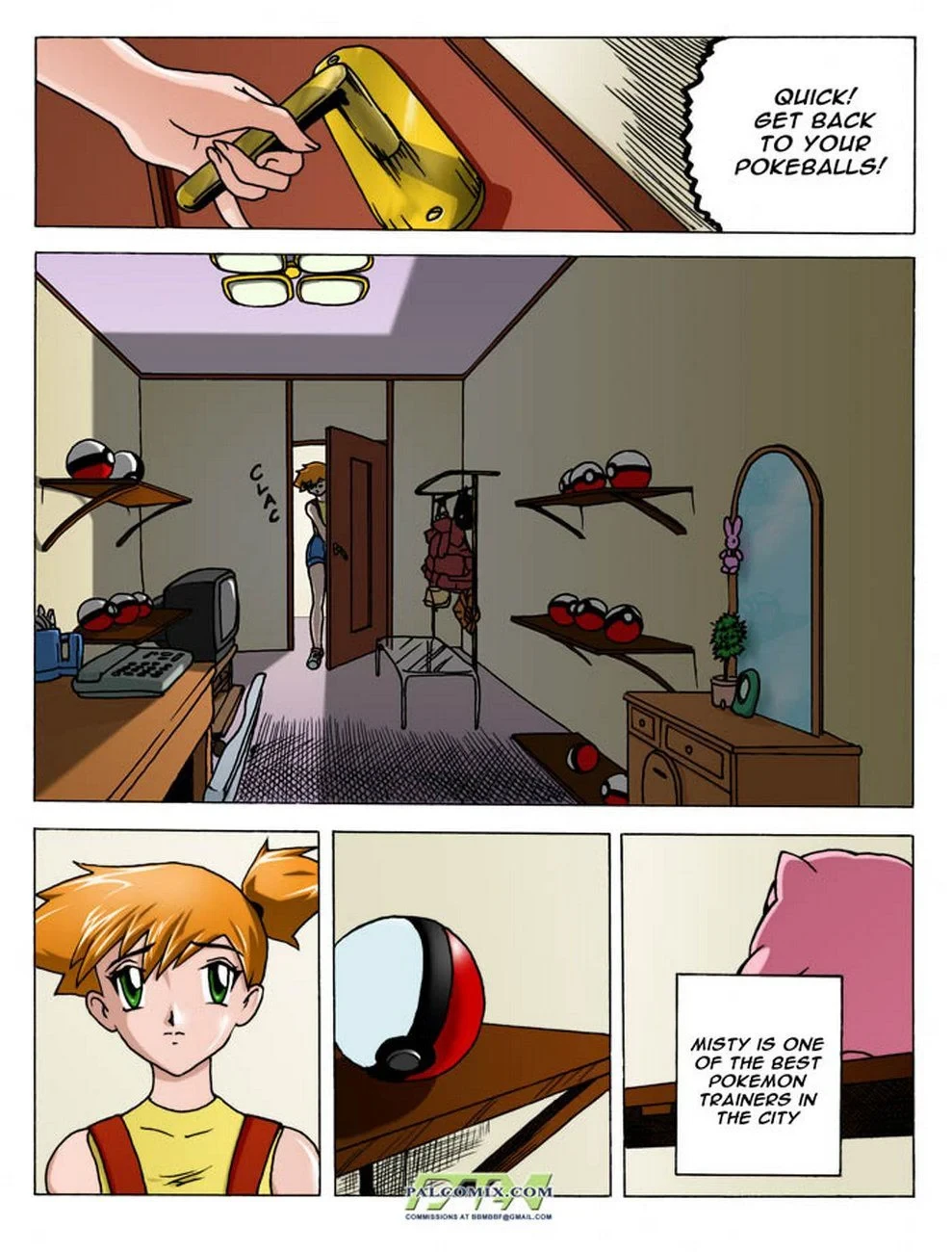 Misty’s Room (Pokemon) [PalComix] - 1 . Misty's Room - (Pokemon) [PalComix] - Page 3