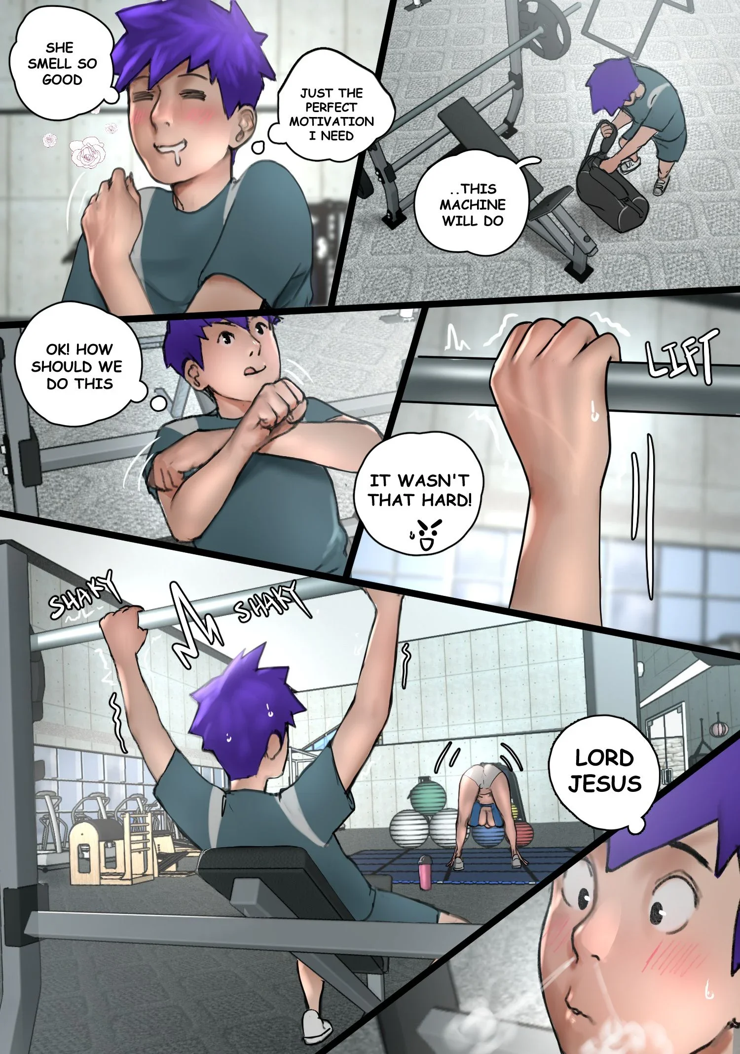 Lucy Gym Encounter [Scarlett Ann] - 1 . Lucy Gym Encounter - Chapter 1 - Page 6
