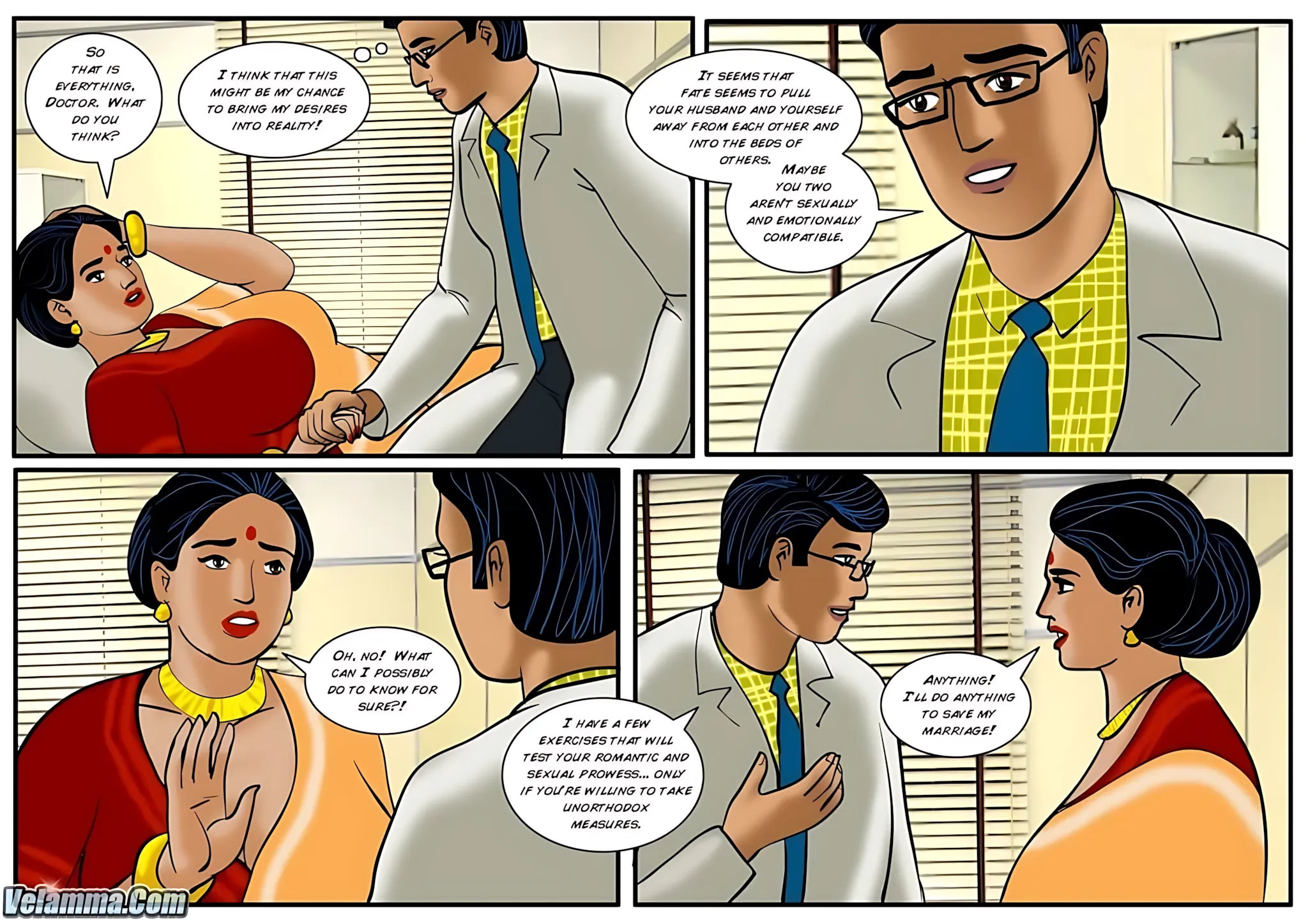 Velamma All Episodes Comics - 37 . Velamma - Episode 37 - A Sexy Visit To The Sex Doctor - Page 15