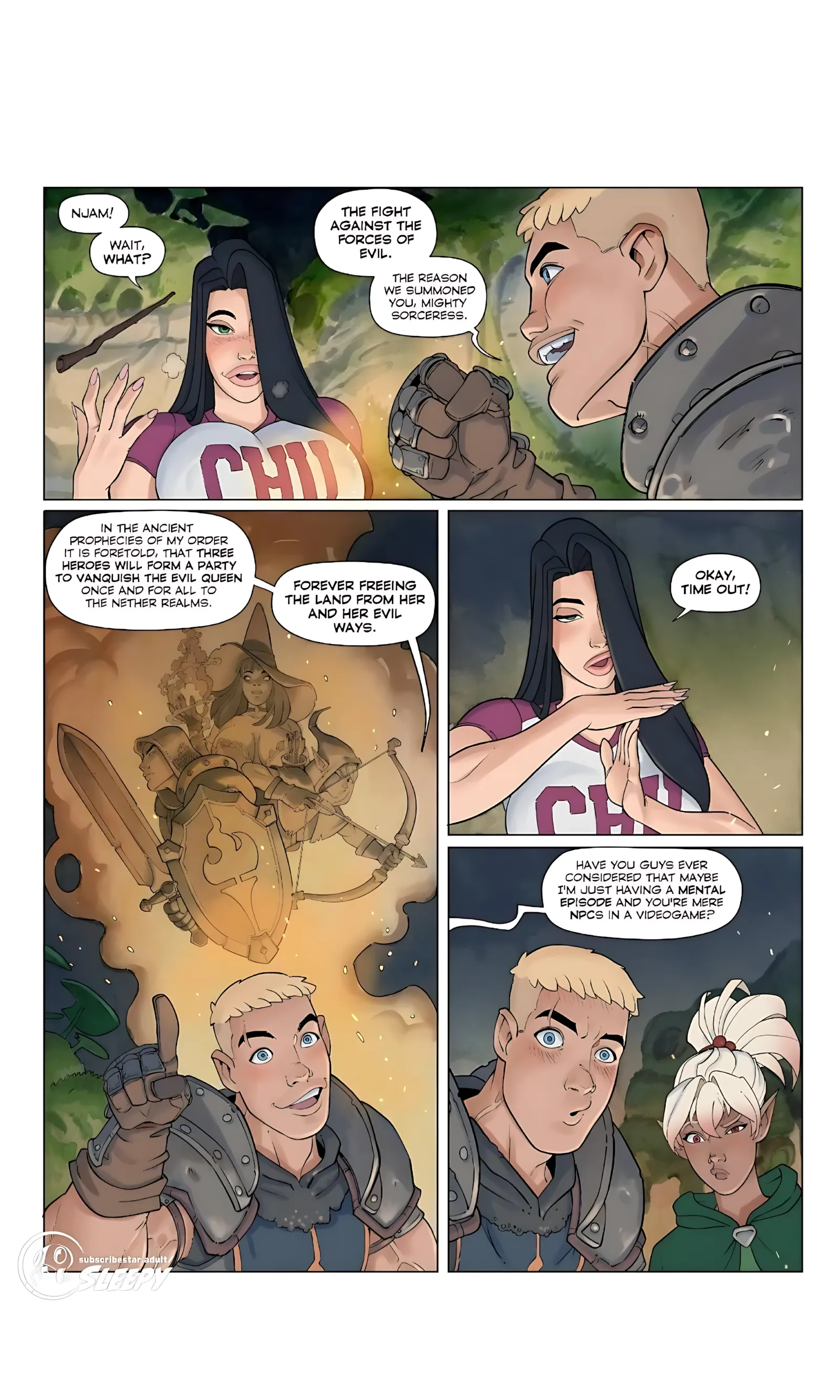 Akujo [SleepyGimp] - 1 . Akujo - The Summon - Chapter 1 - Page 9