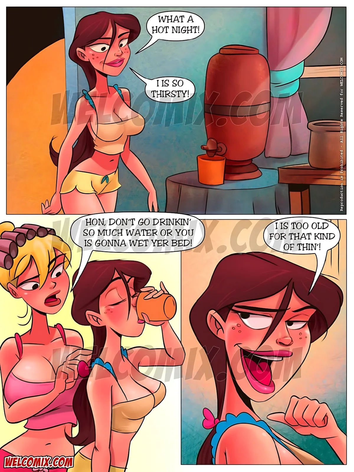 The Hillbilly Farm - 4 . The Hillbilly Farm - Going To Pee Late At Night - Chapter 4 [WC TF] - Page 2