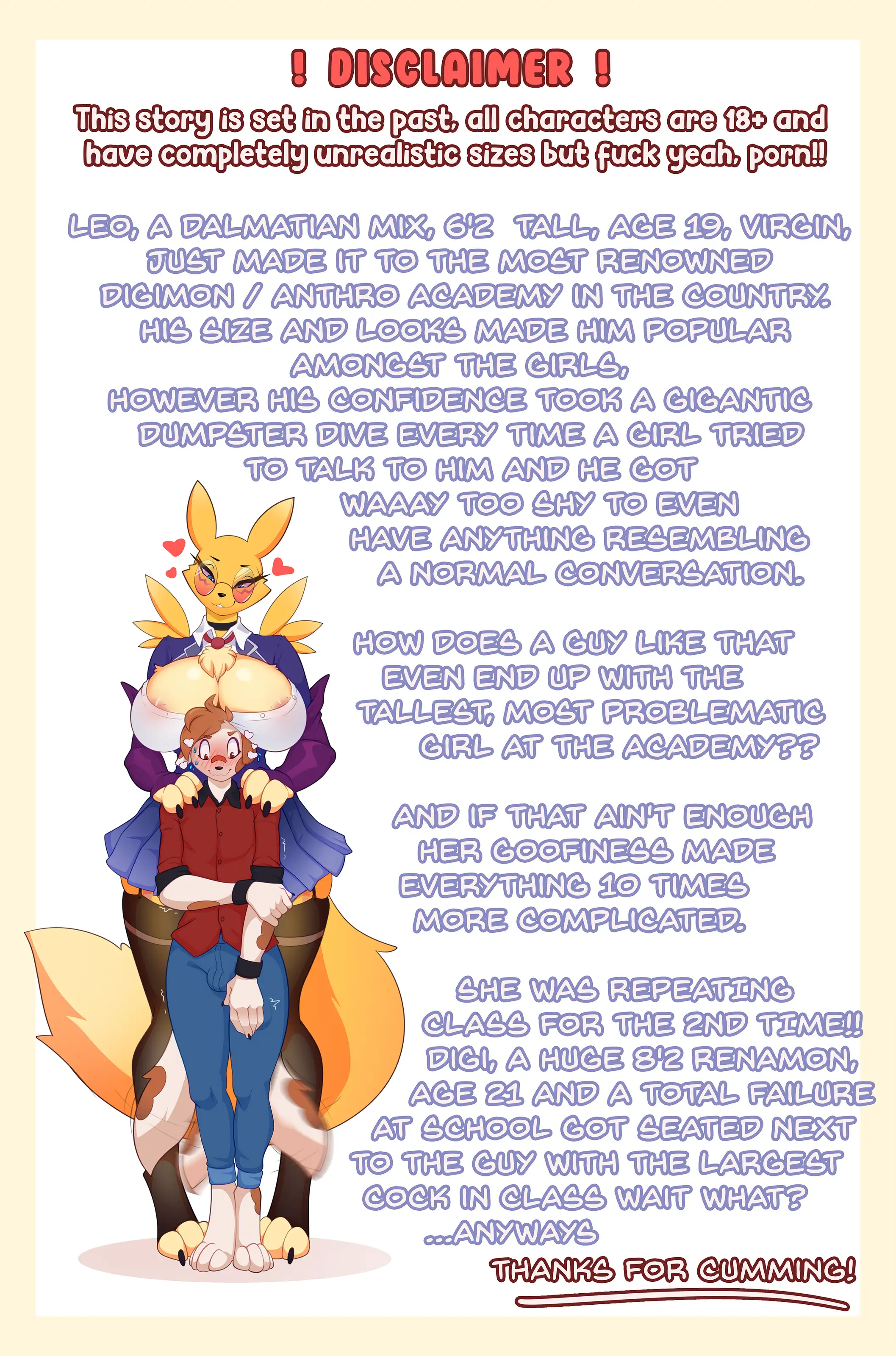 How 2 hide your Renamon [YourDigimonGirl] - 1 . How 2 hide your Renamon - Chapter 1 - Page 2