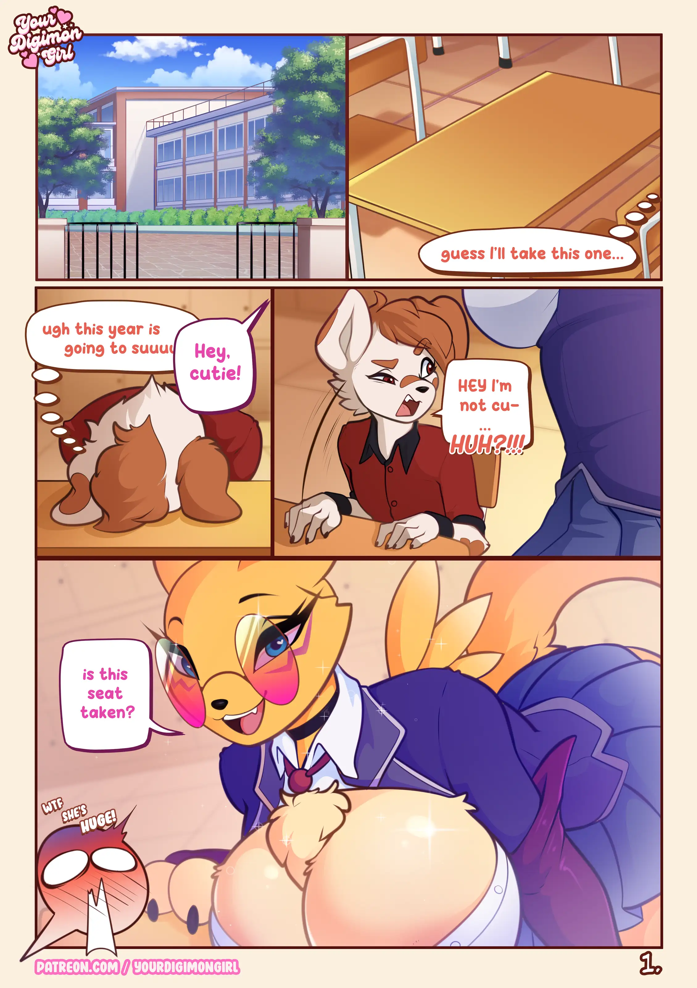 How 2 hide your Renamon [YourDigimonGirl] - 1 . How 2 hide your Renamon - Chapter 1 - Page 3