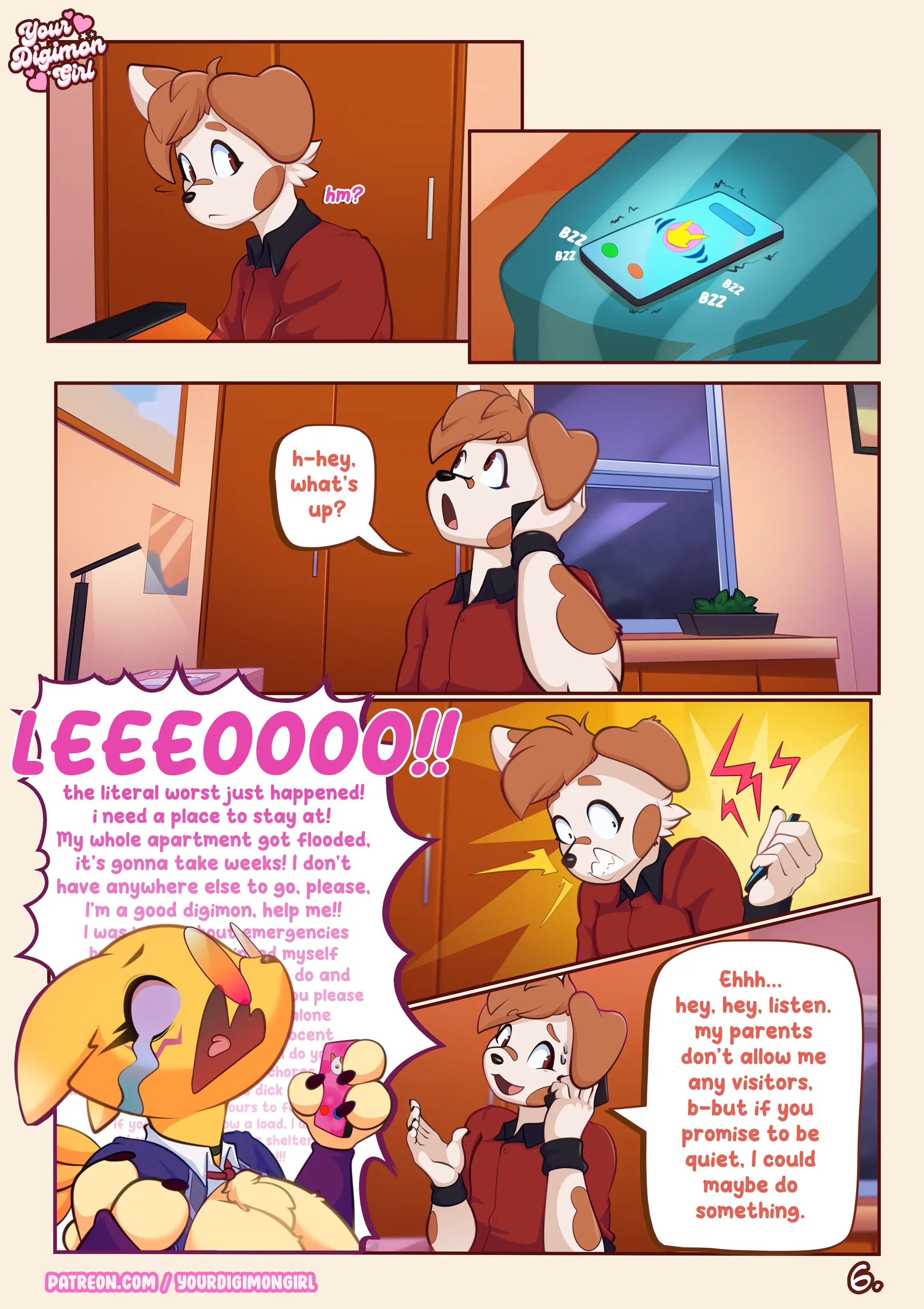 How 2 hide your Renamon [YourDigimonGirl] - 1 . How 2 hide your Renamon - Chapter 1 - Page 8