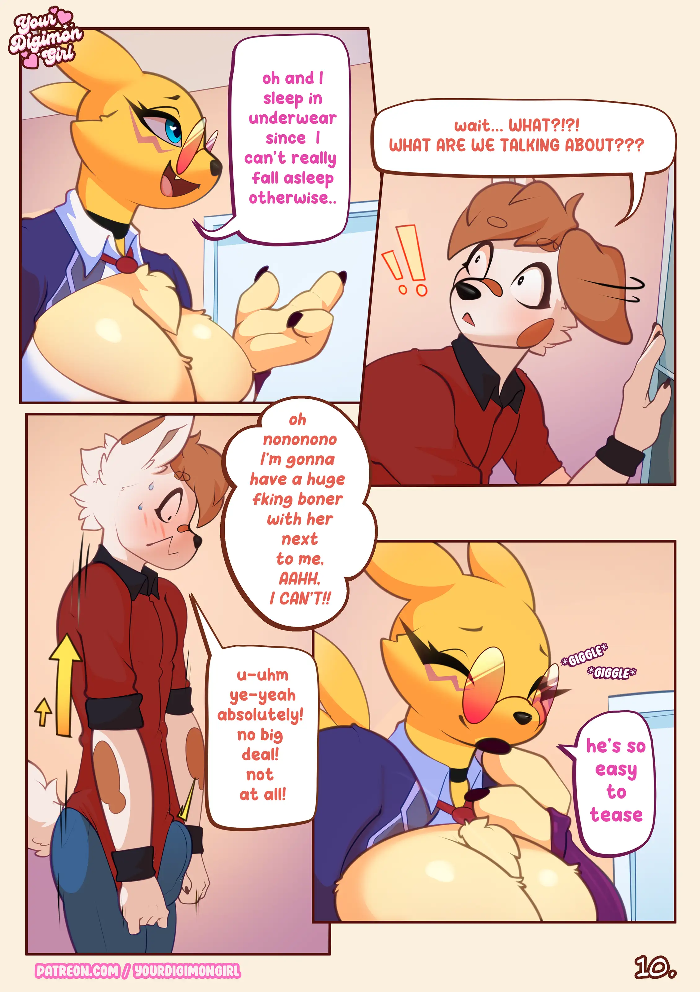How 2 hide your Renamon [YourDigimonGirl] - 1 . How 2 hide your Renamon - Chapter 1 - Page 12
