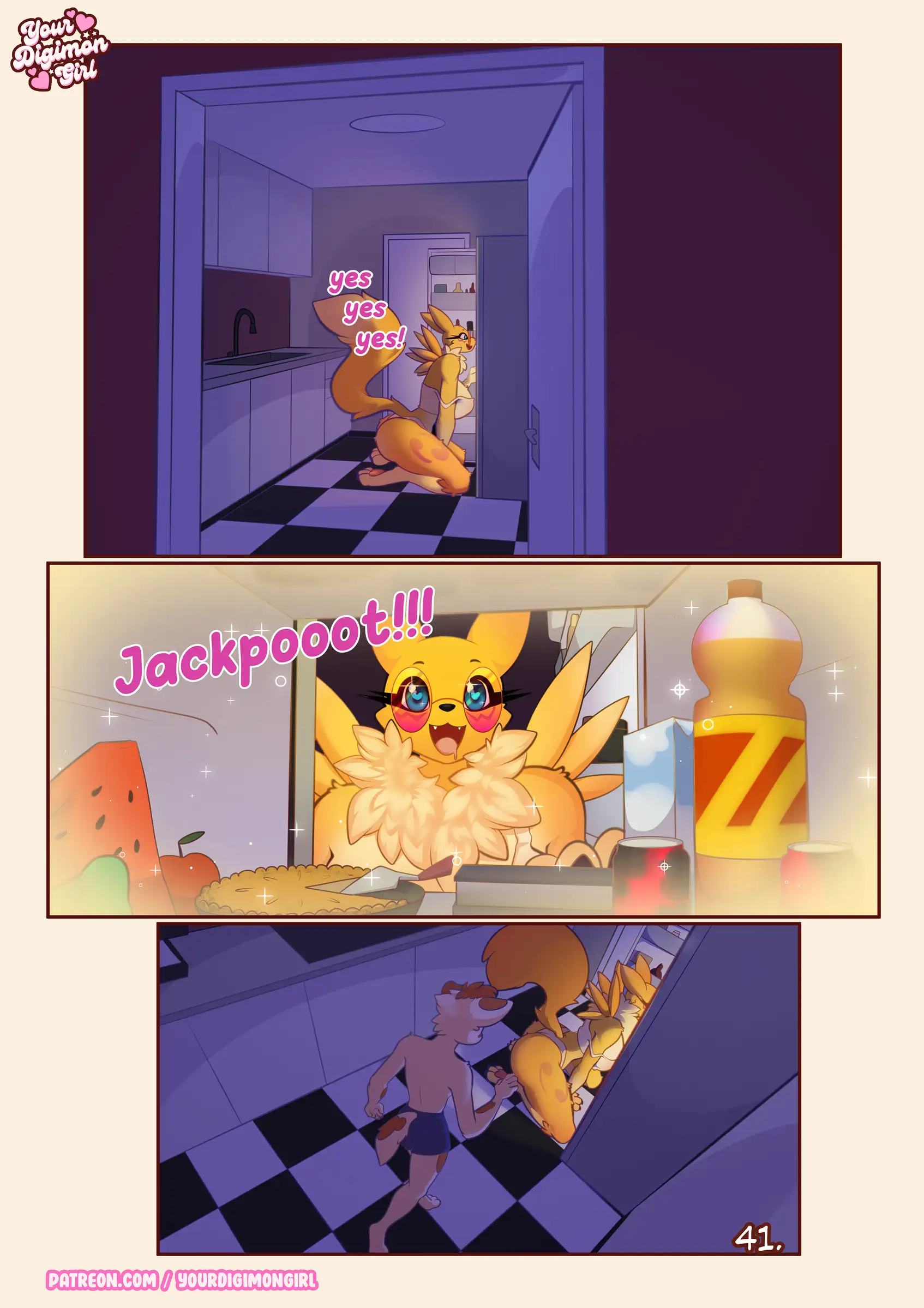 How 2 hide your Renamon [YourDigimonGirl] - 1 . How 2 hide your Renamon - Chapter 1 - Page 43