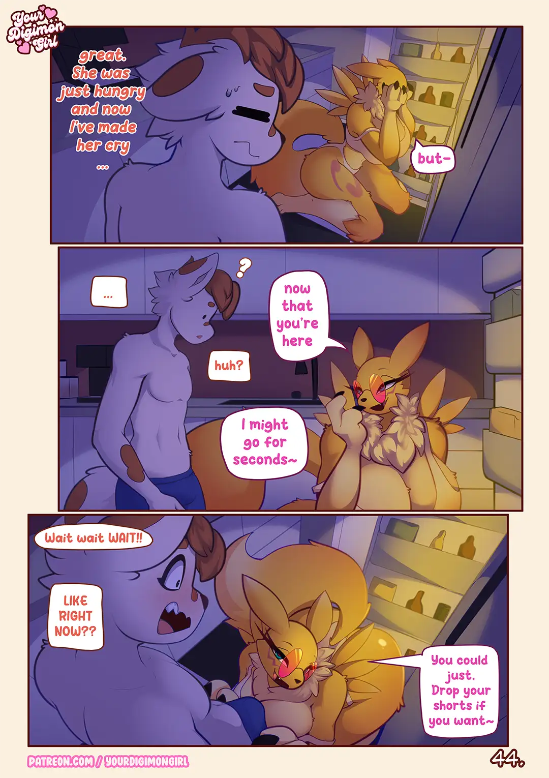 How 2 hide your Renamon [YourDigimonGirl] - 1 . How 2 hide your Renamon - Chapter 1 - Page 46