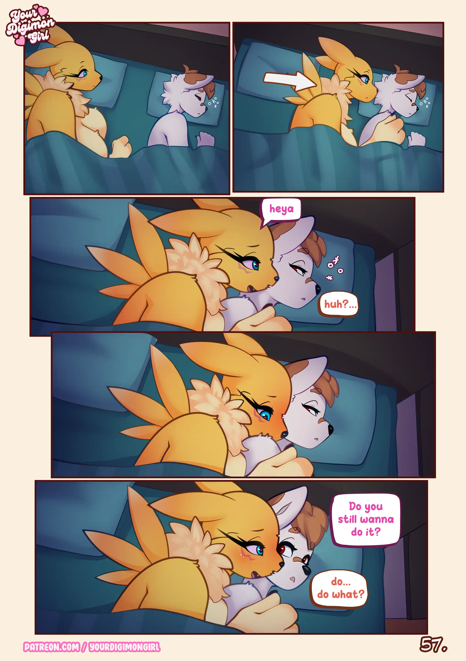How 2 hide your Renamon [YourDigimonGirl] - 1 . How 2 hide your Renamon - Chapter 1 - Page 59