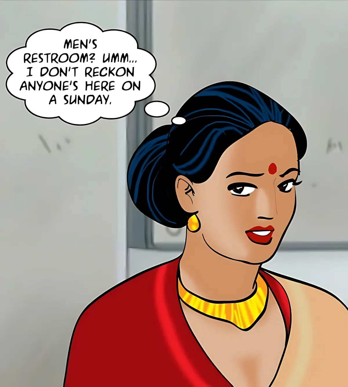Velamma All Episodes Comics - 80 . Velamma - Episode 80 - The Janitor's Job - Page 23
