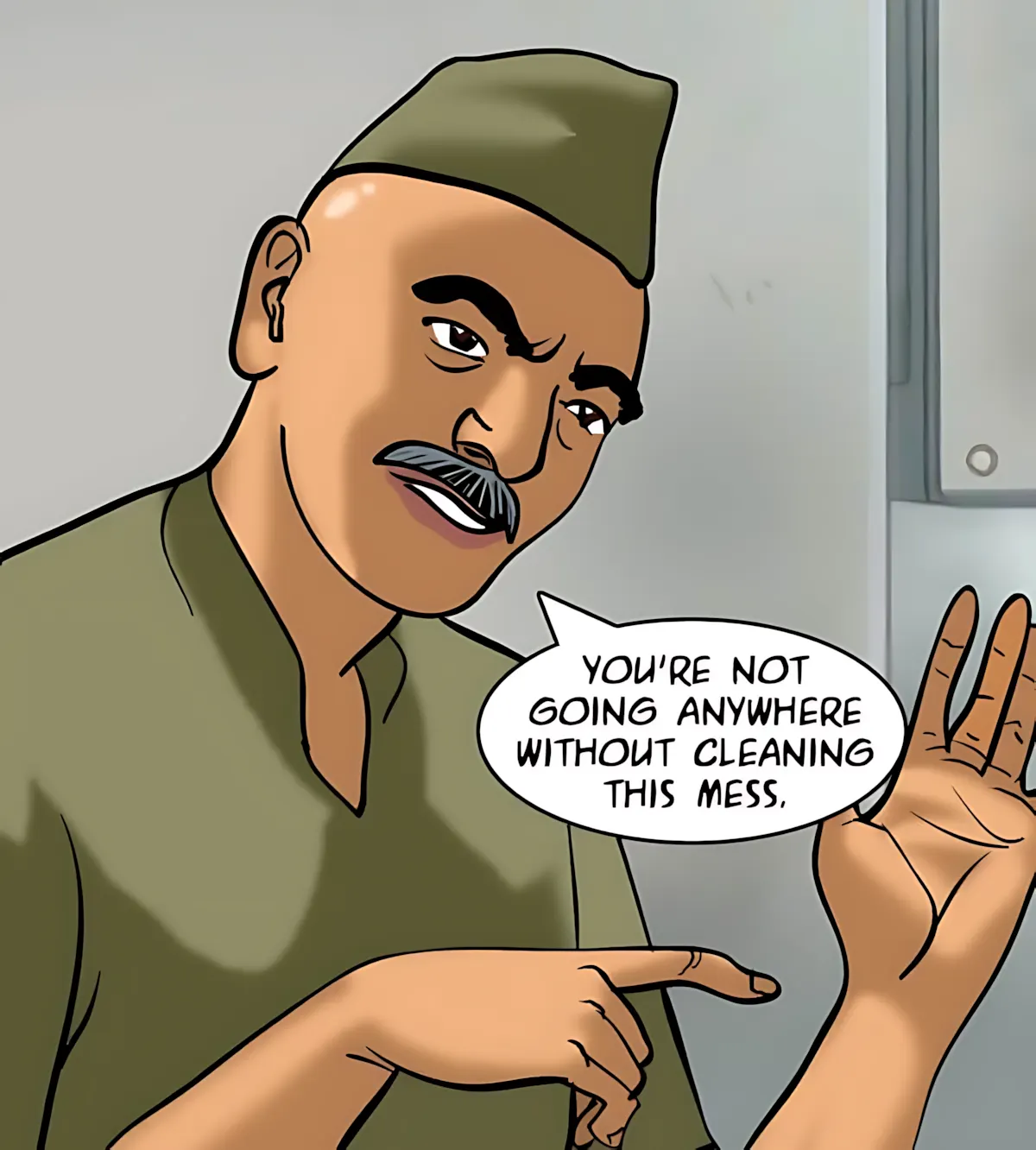 Velamma All Episodes Comics - 80 . Velamma - Episode 80 - The Janitor's Job - Page 45