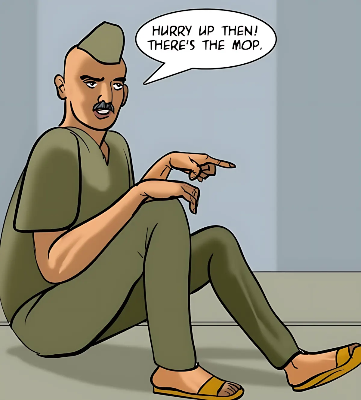 Velamma All Episodes Comics - 80 . Velamma - Episode 80 - The Janitor's Job - Page 49