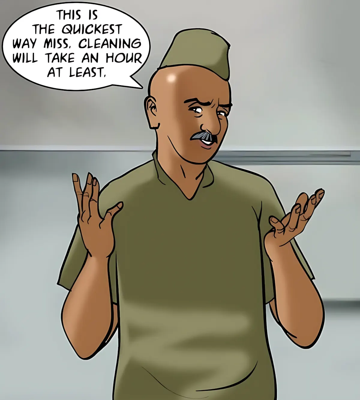 Velamma All Episodes Comics - 80 . Velamma - Episode 80 - The Janitor's Job - Page 79