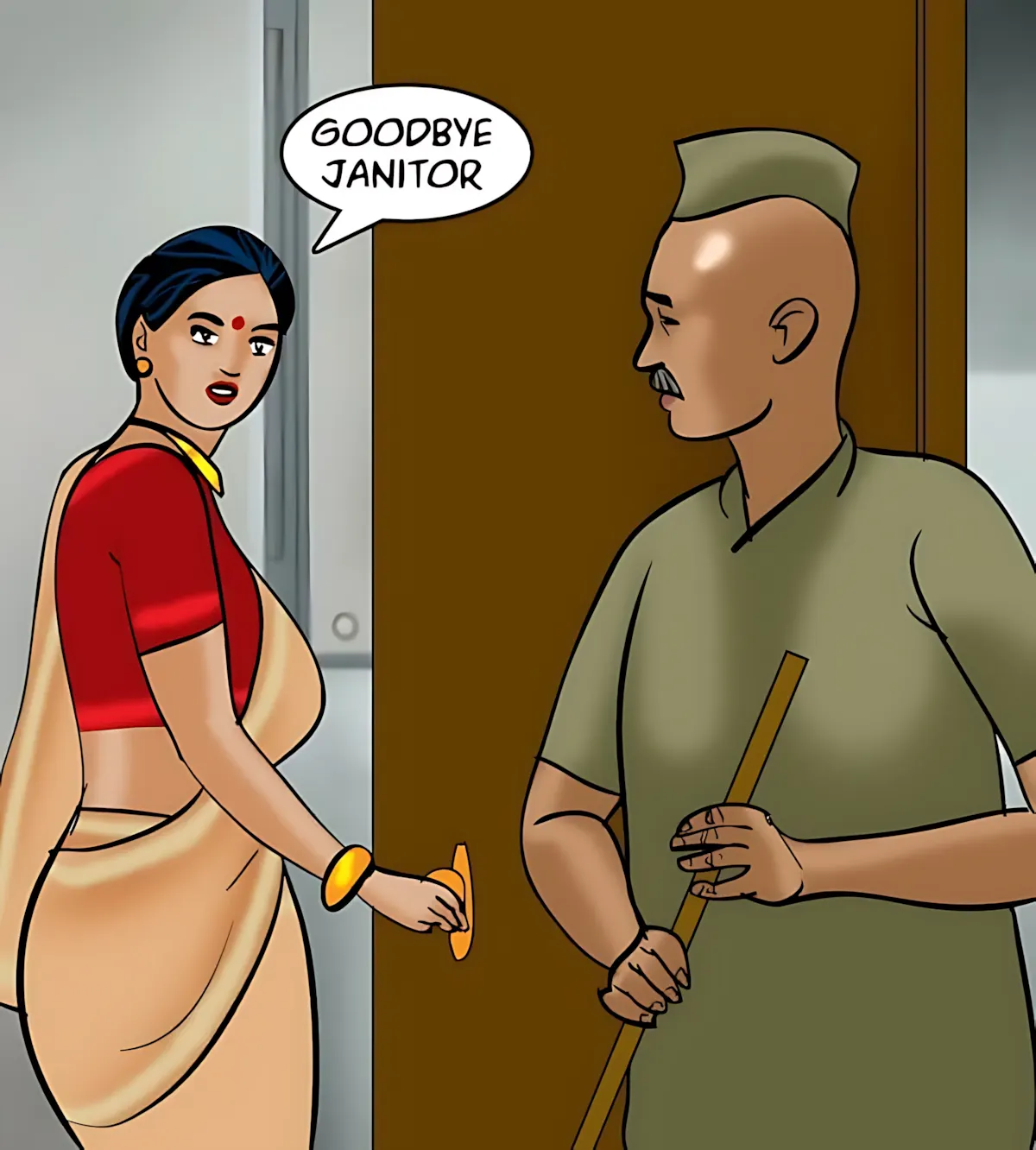 Velamma All Episodes Comics - 80 . Velamma - Episode 80 - The Janitor's Job - Page 175