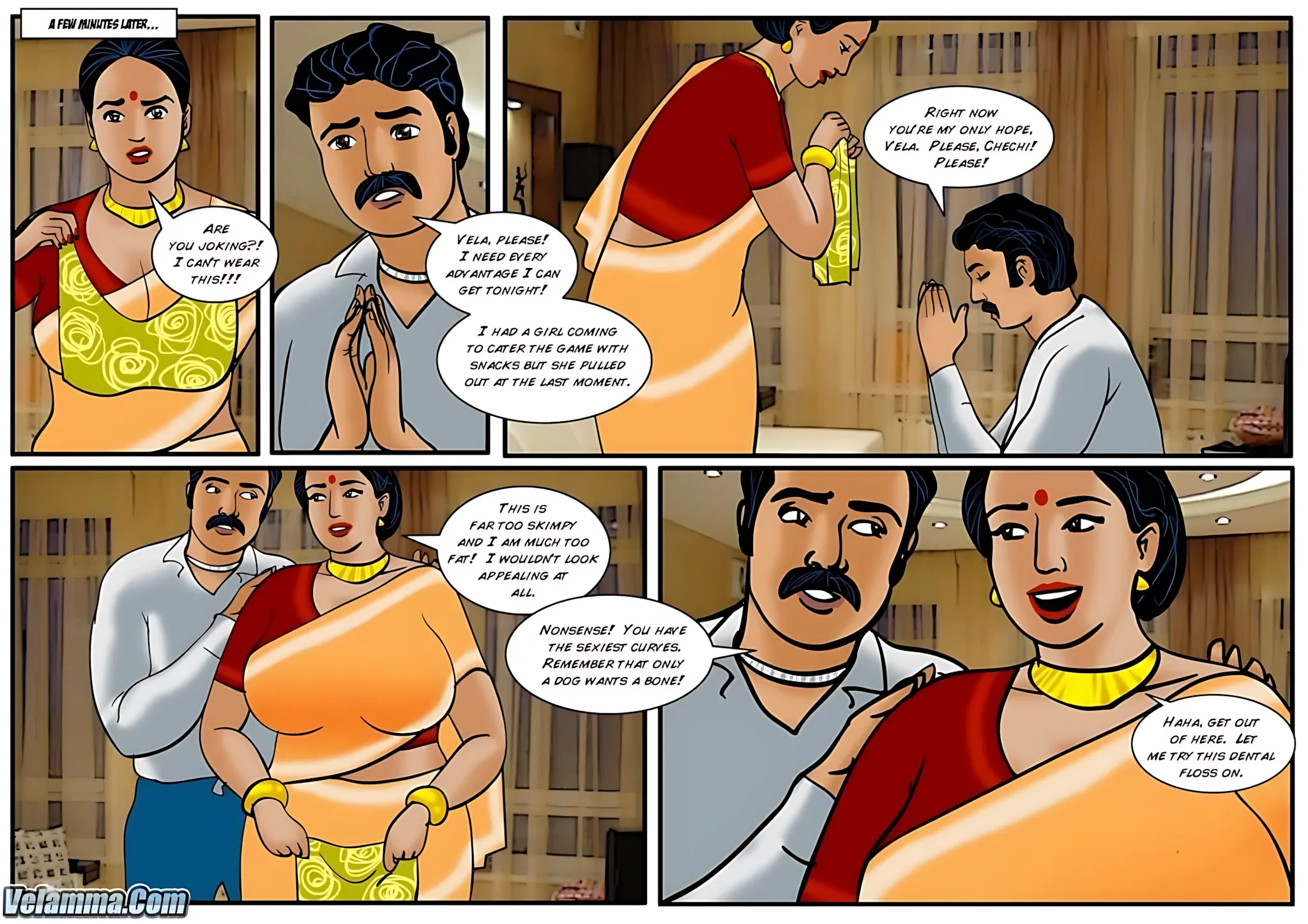 Velamma All Episodes Comics - 39 . Velamma - Episode 39 - When It Comes To This Sexy Poker Game Vela Is All In! - Page 5