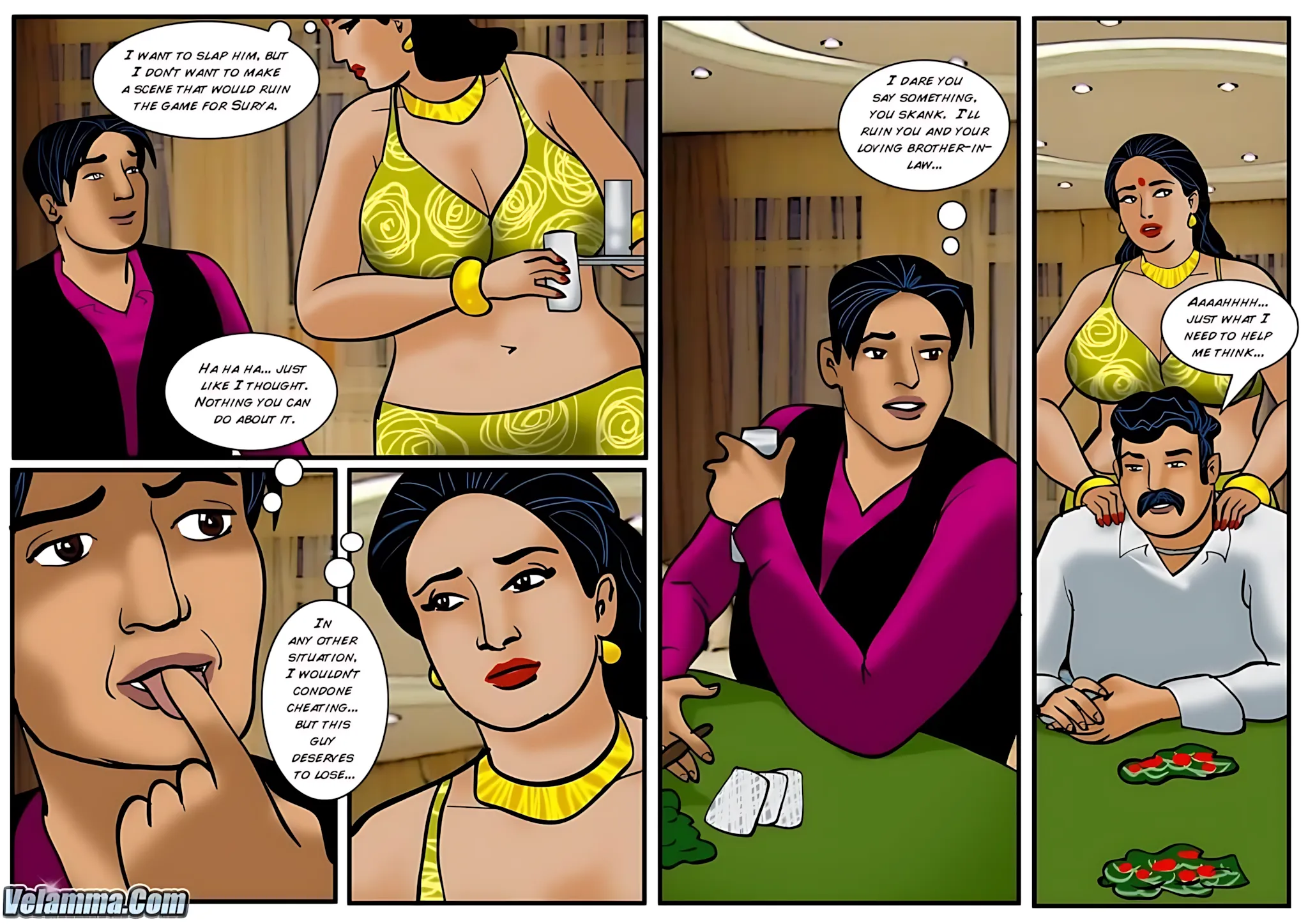 Velamma All Episodes Comics - 39 . Velamma - Episode 39 - When It Comes To This Sexy Poker Game Vela Is All In! - Page 13
