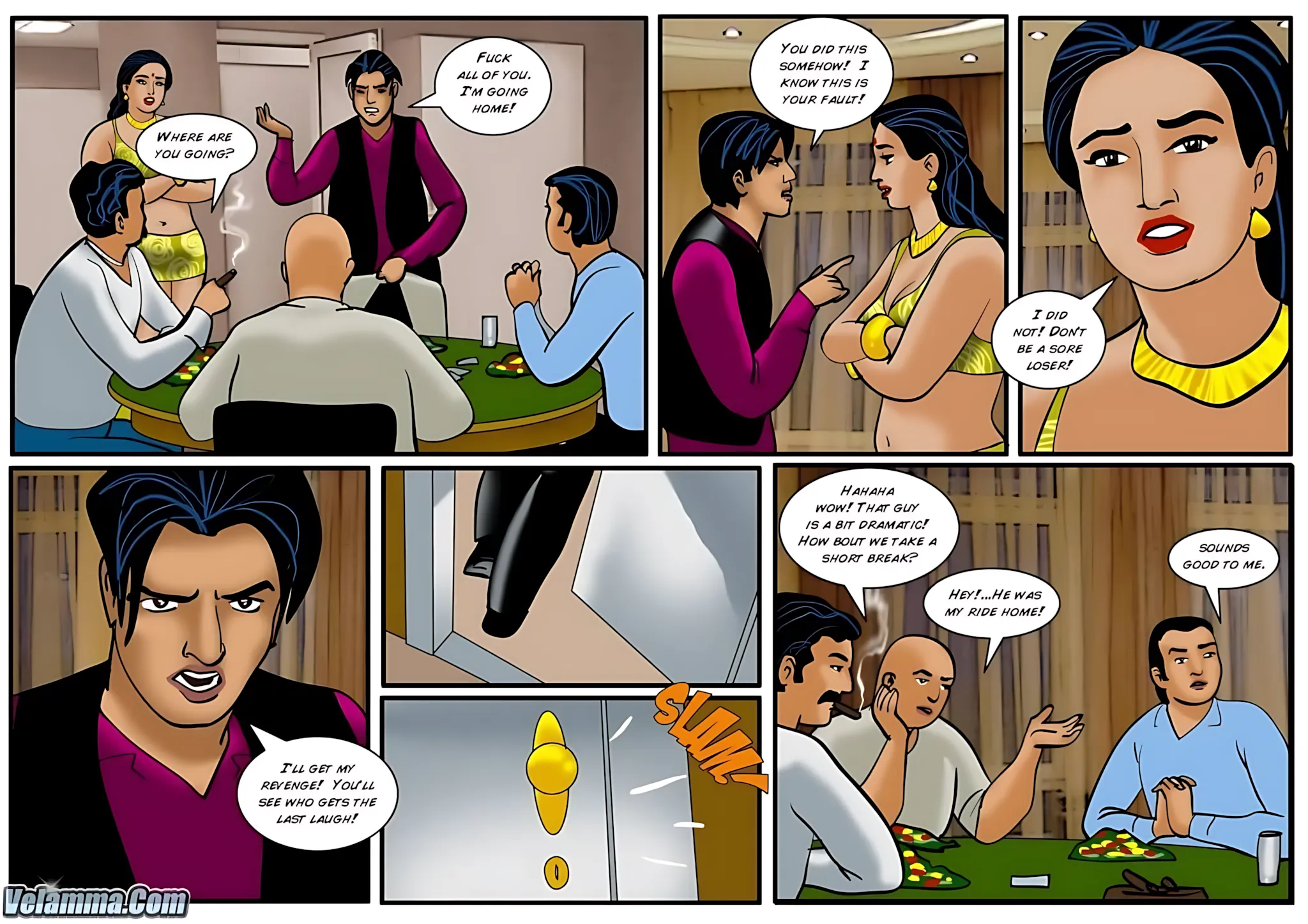 Velamma All Episodes Comics - 39 . Velamma - Episode 39 - When It Comes To This Sexy Poker Game Vela Is All In! - Page 17