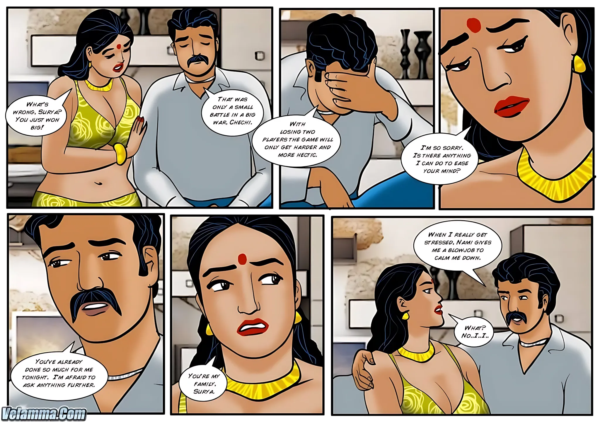 Velamma All Episodes Comics - 39 . Velamma - Episode 39 - When It Comes To This Sexy Poker Game Vela Is All In! - Page 18